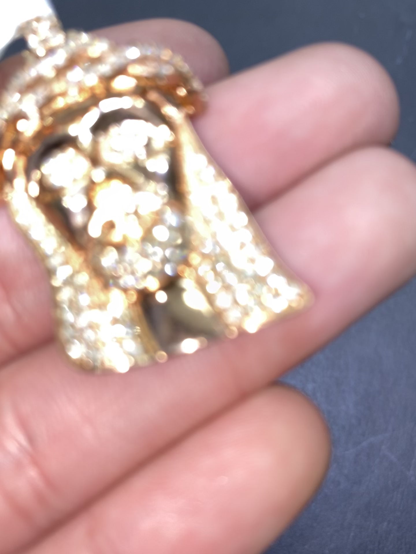 New 14k Vs1 โIced Jesus piece โ 3 cts.t.w Natural Diamond ๐ Pendant