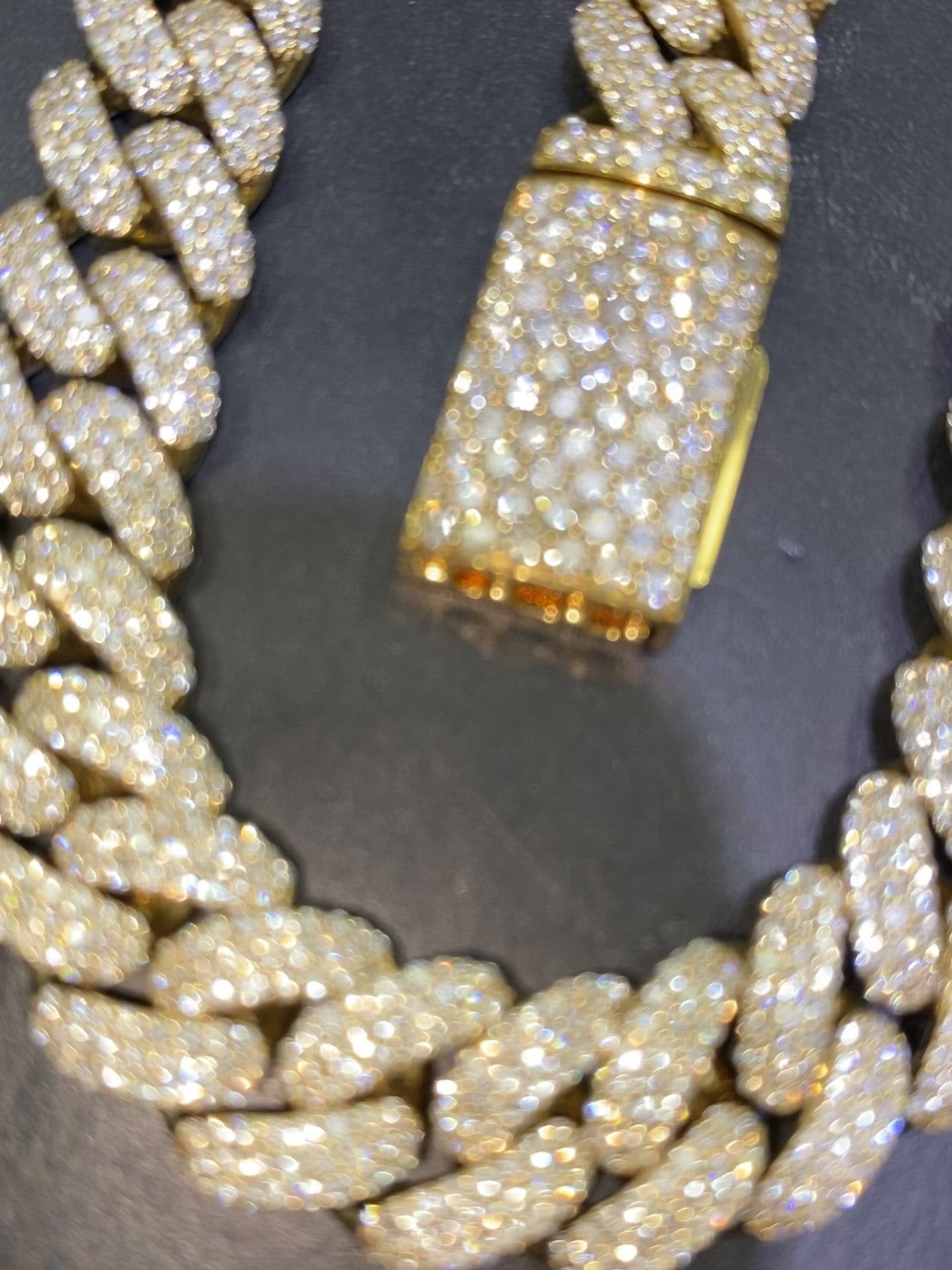 Bustdown Miami Cuban link bracelet