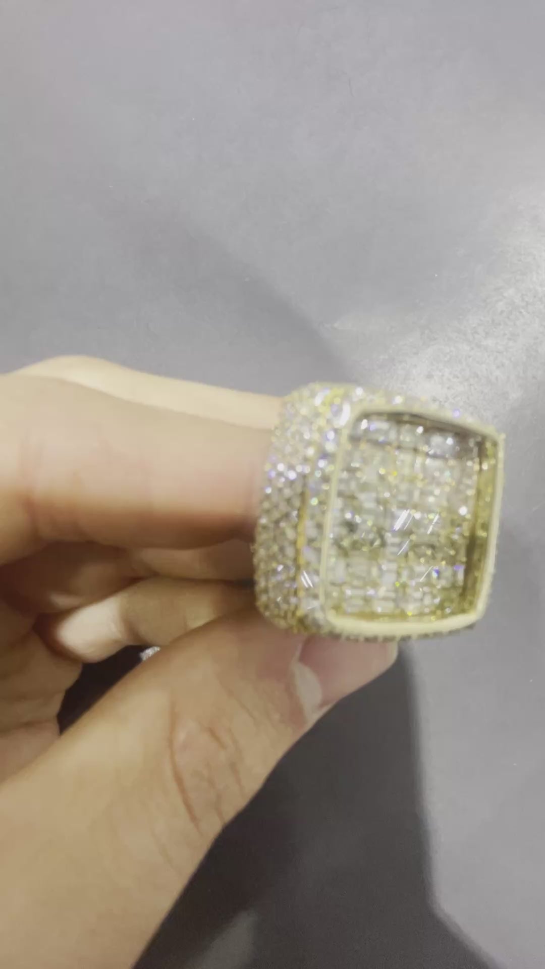 "14k Bust Down Big Boy Eternity Ring video"