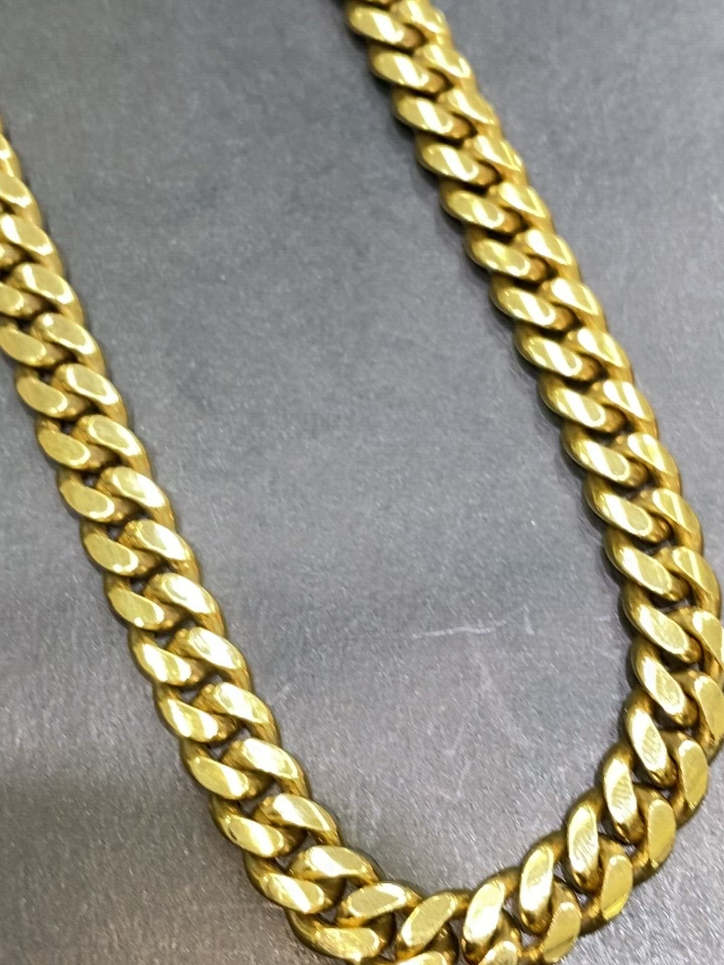 new 10k solid miami cuban link 6.5 millimeter from 20 inches to 28 inches (best price online in country) 28inch
