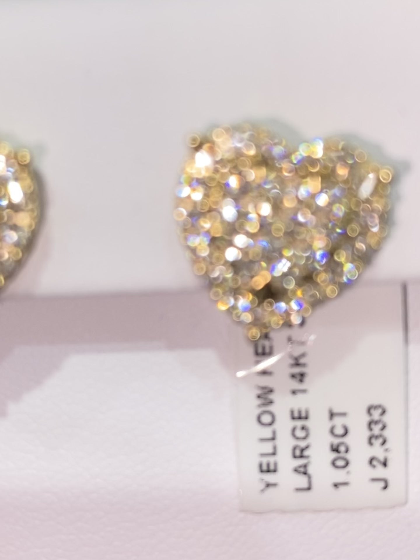 ICED OUT EARRINGS 14K PRESIDENTIAL