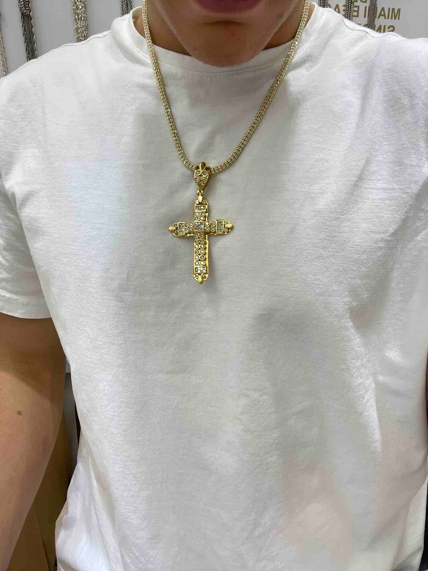 5mm 10k YELLOW GOLD DIAMOND CUT ITALIAN CHAIN