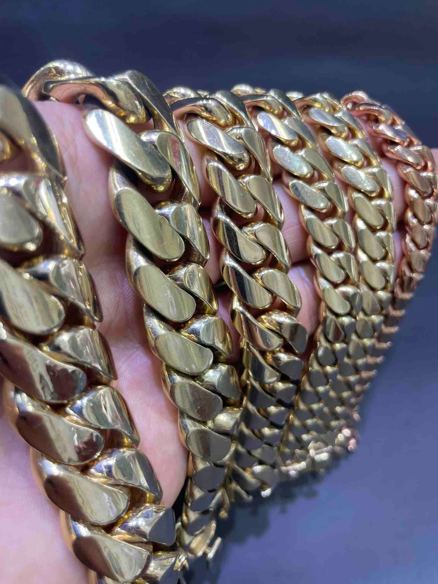 10K CUBAN LINK BRACELET HEAVY 20mm