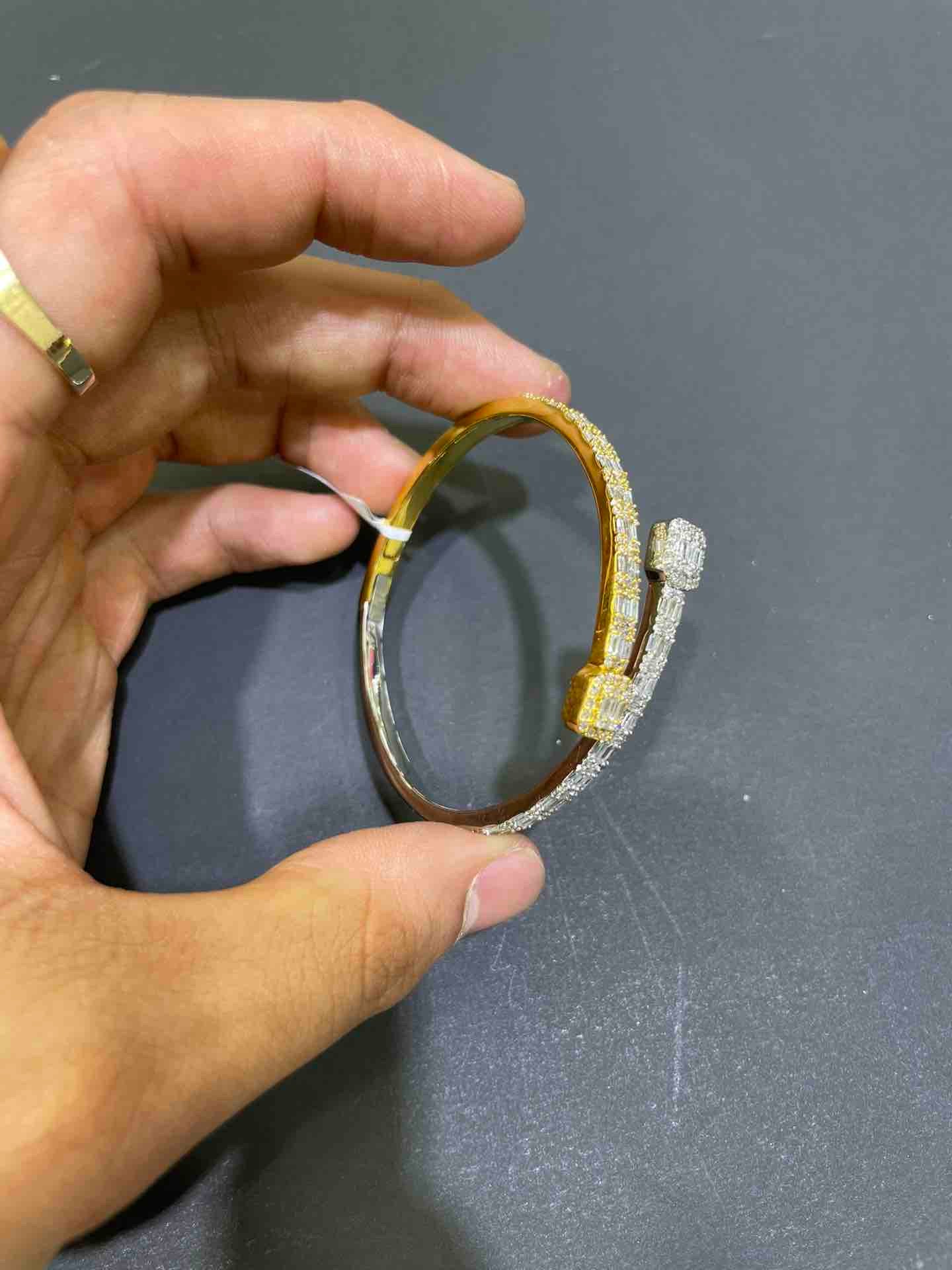 10k Diamond Baguette Iced Out