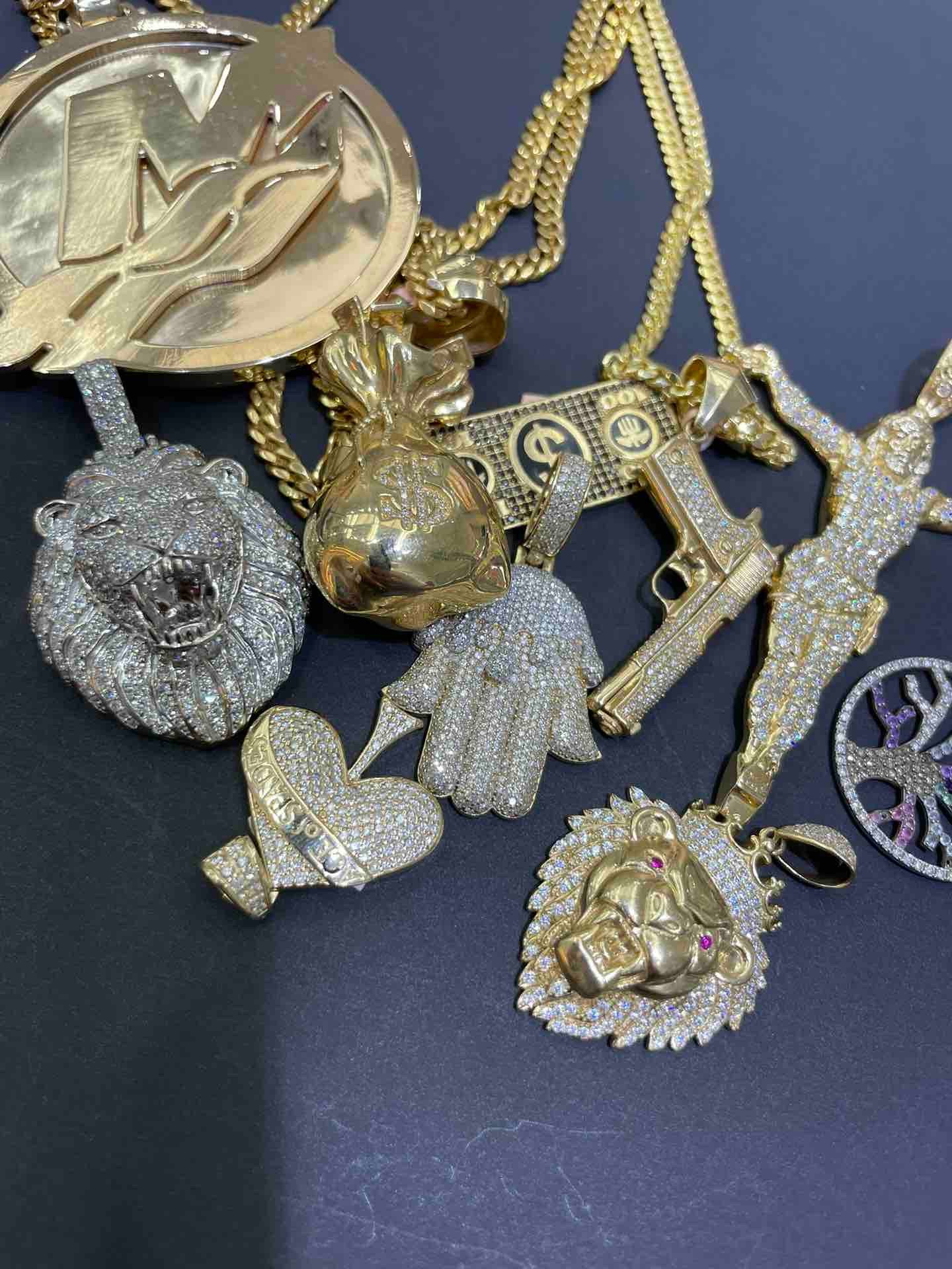 Ace of Spade Heart Pendant
