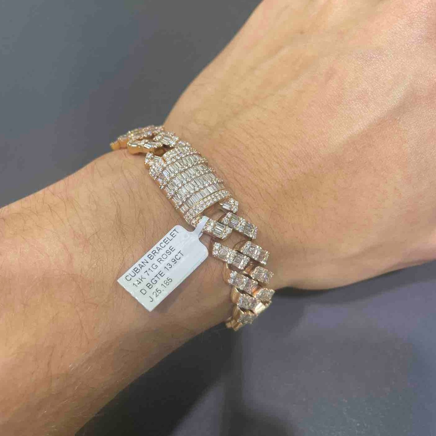 Bust Down Cuban Link Bracelet