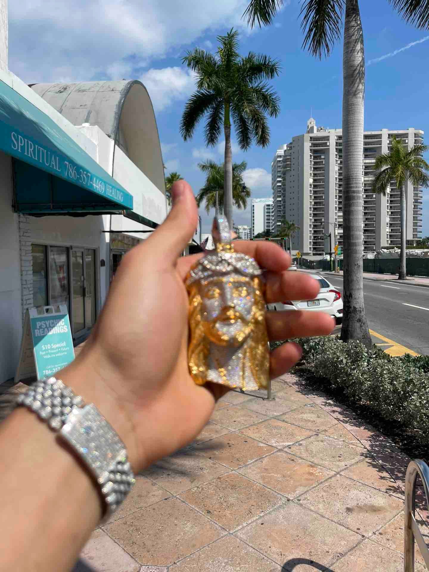 bust down jesus piece