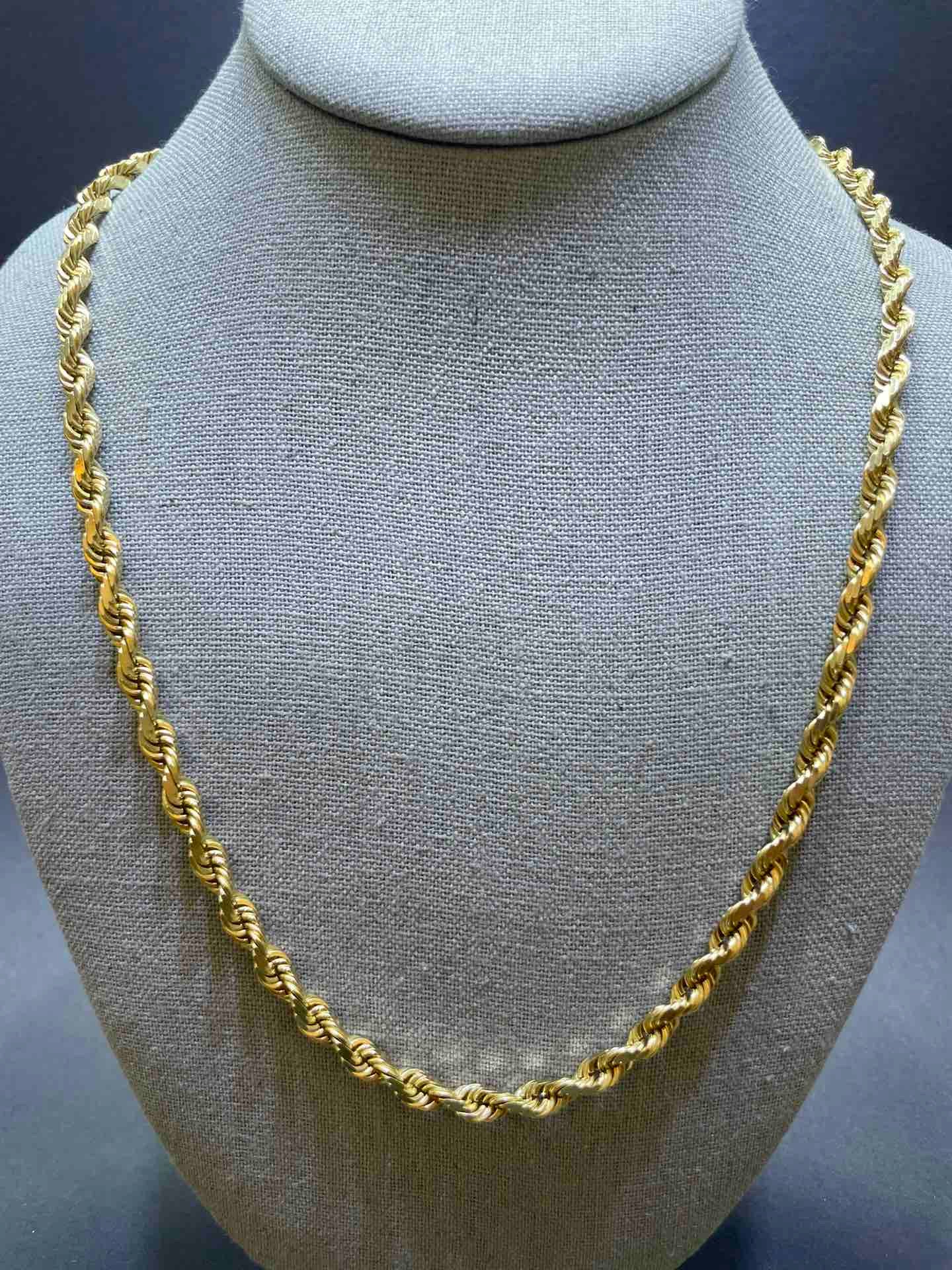 New 14K Solid Rope | 4.5mm | 42.9 Grams (Adjustable Length) 28