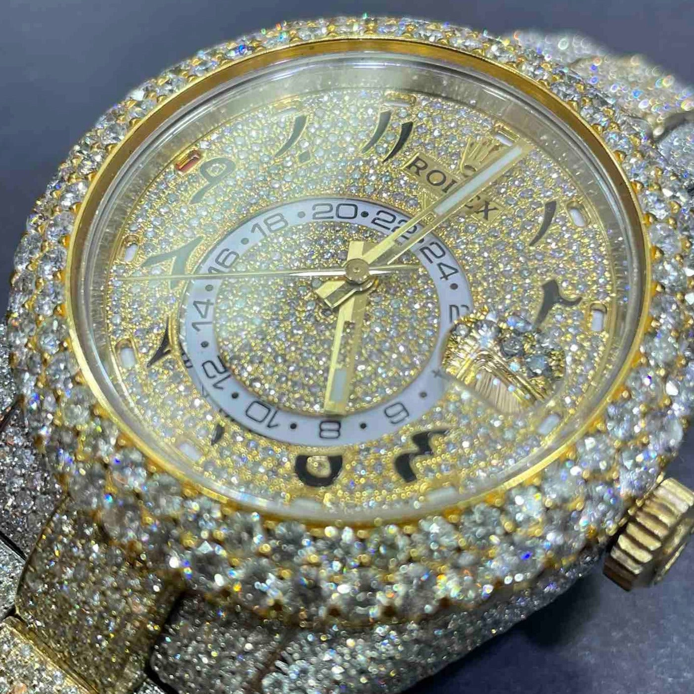 rolex bust down arabic dial