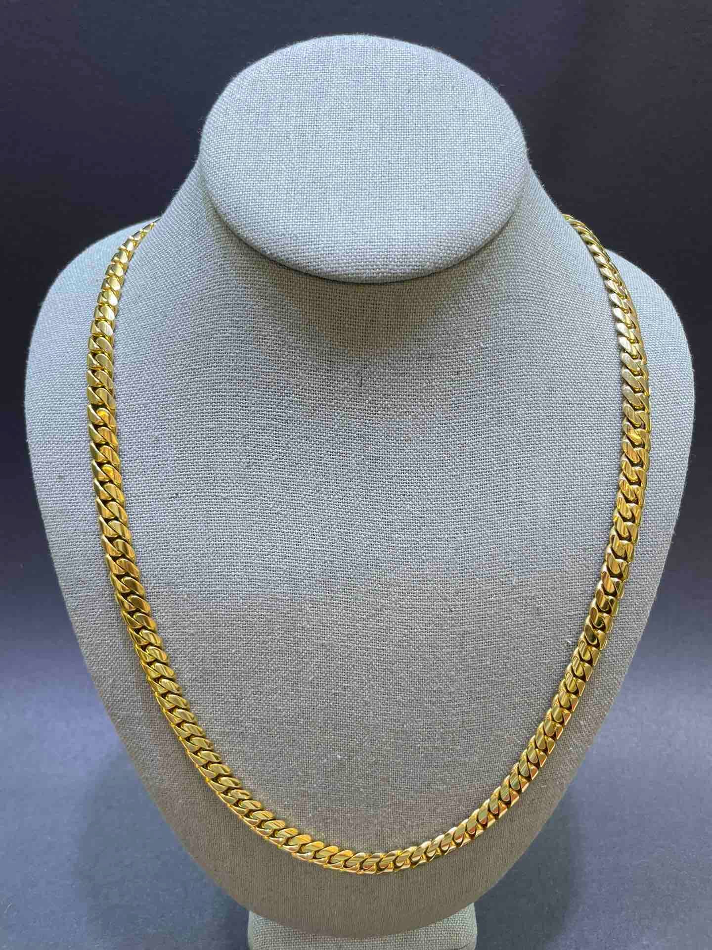 14k 150 gram Heavy Cuban Link Chain 8mm and 28 inches