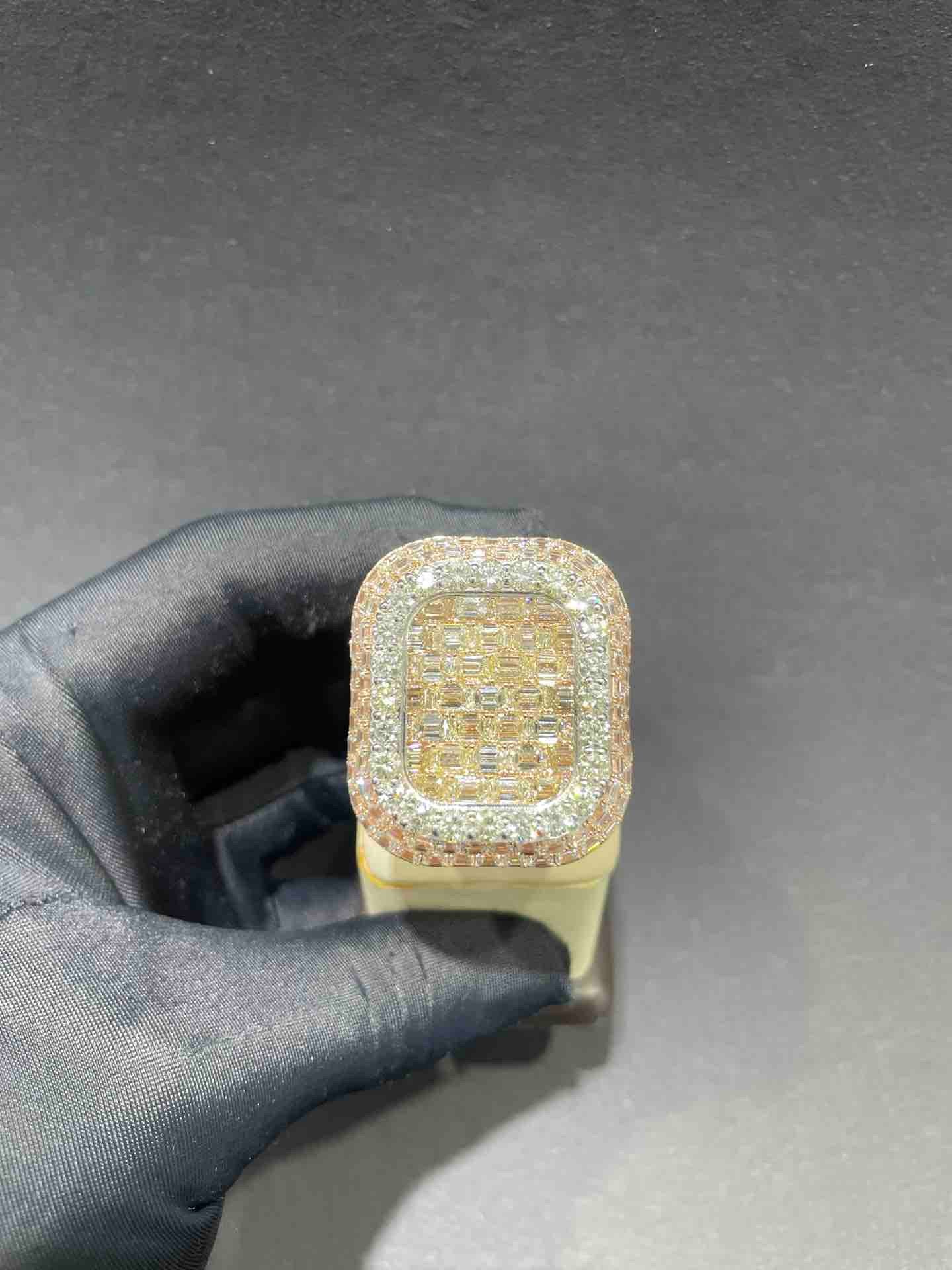 Big Boy Emerald Cut Iced Out Ring