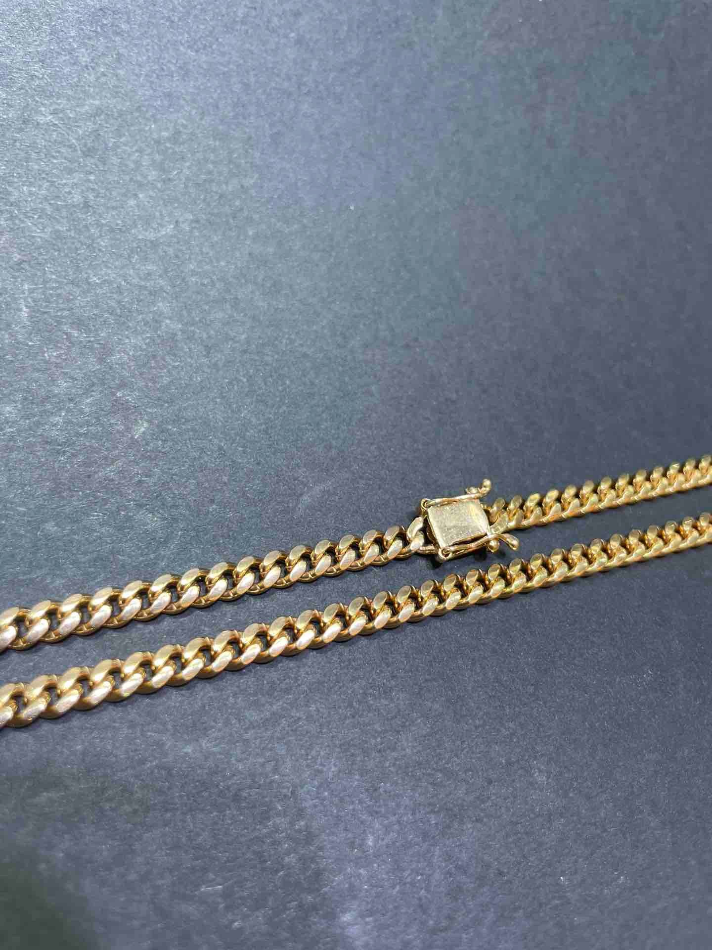 14k Brand New 5.5mm Miami Cuban Link Chain