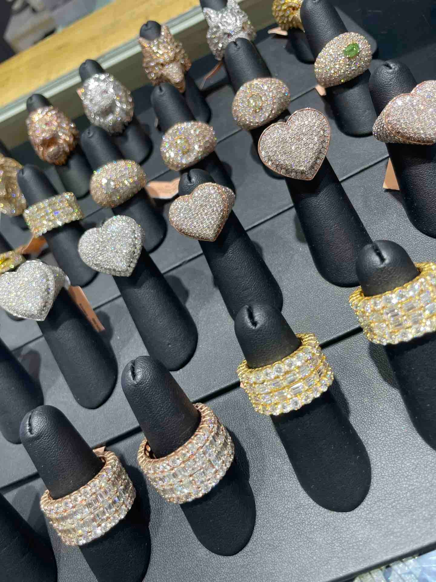 14k VS1 Iced Out Diamond Ring