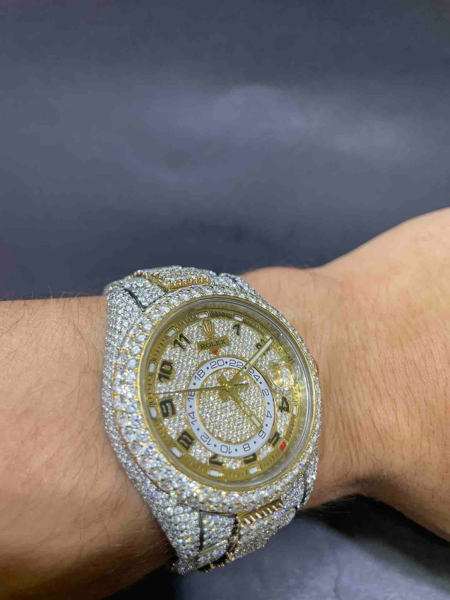"Bust Down Sky Dweller Avalanche"