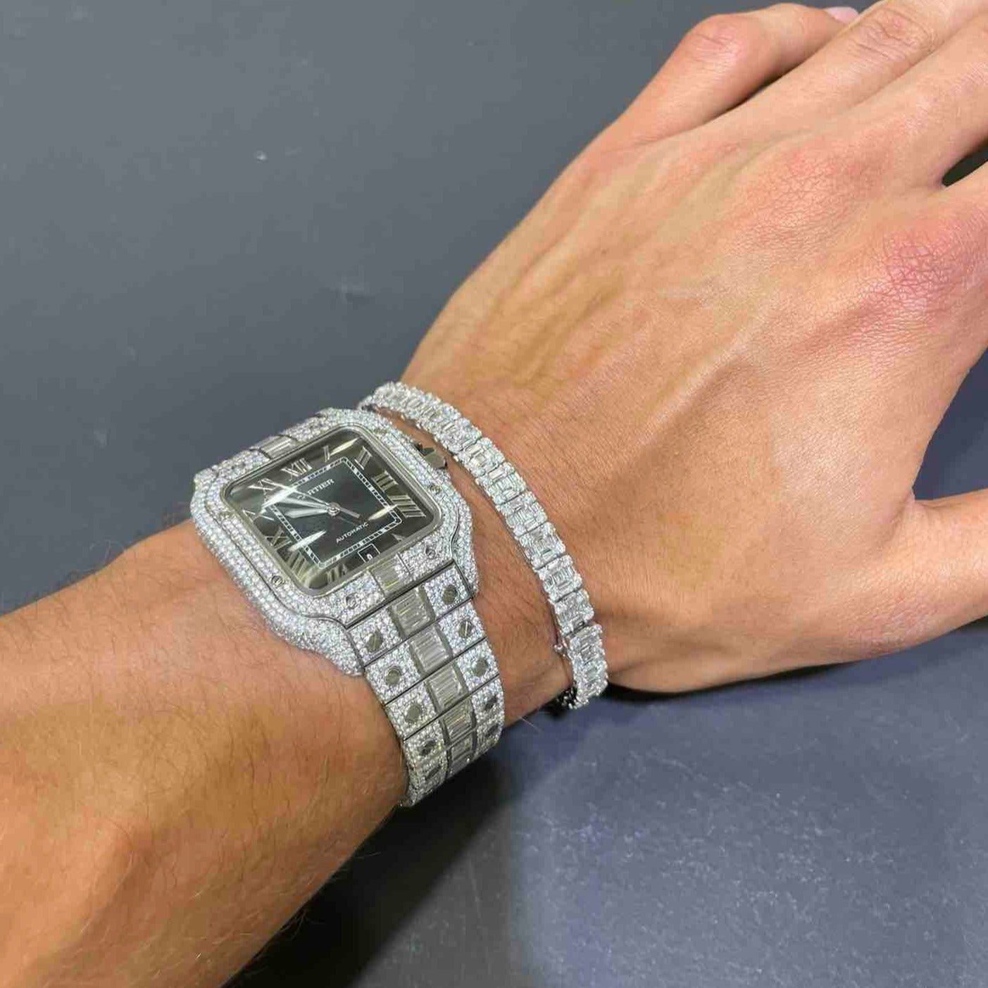 Iced Out Tennis Bracelet