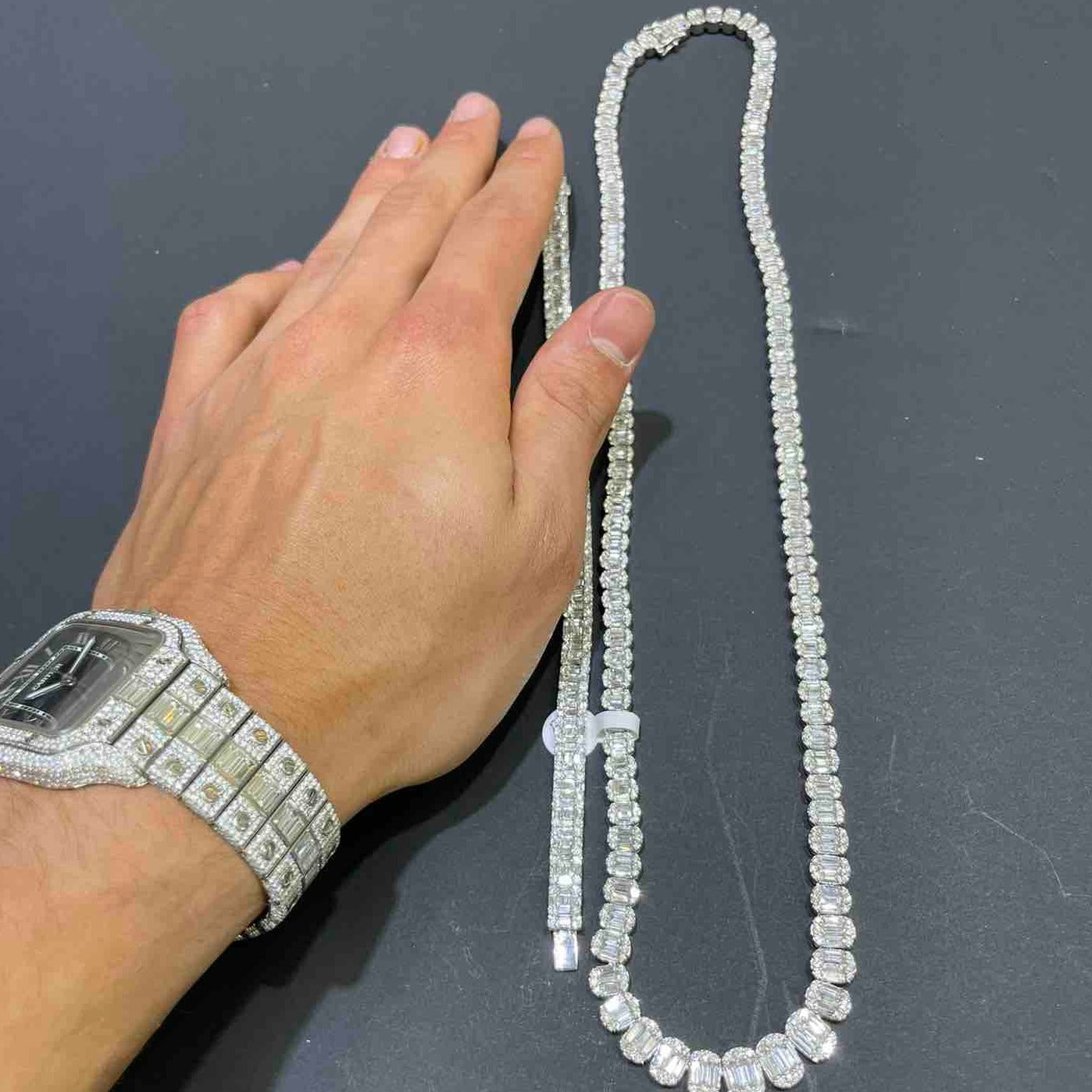 14k BAGUETTE CHAIN