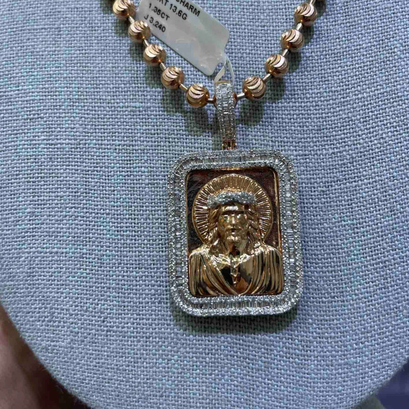 iced out pendant