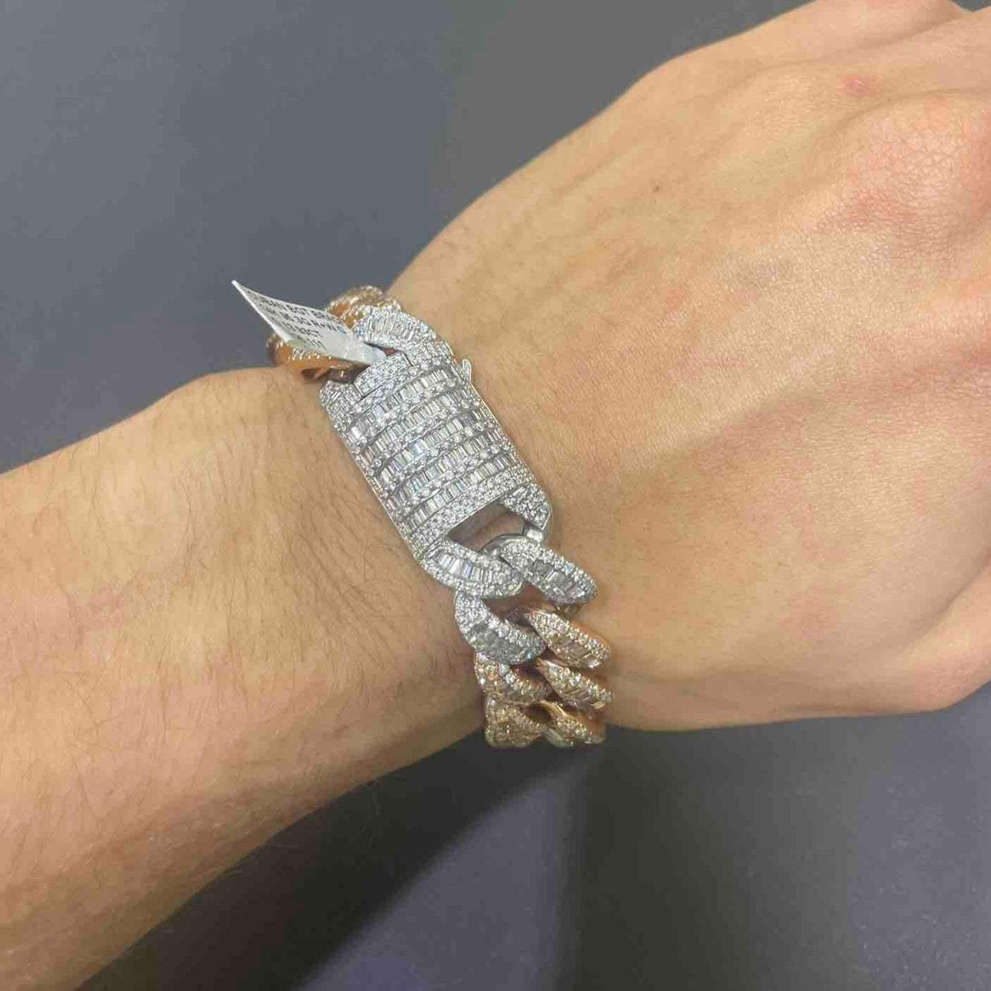 Iced Out Cuban Link Bracelet