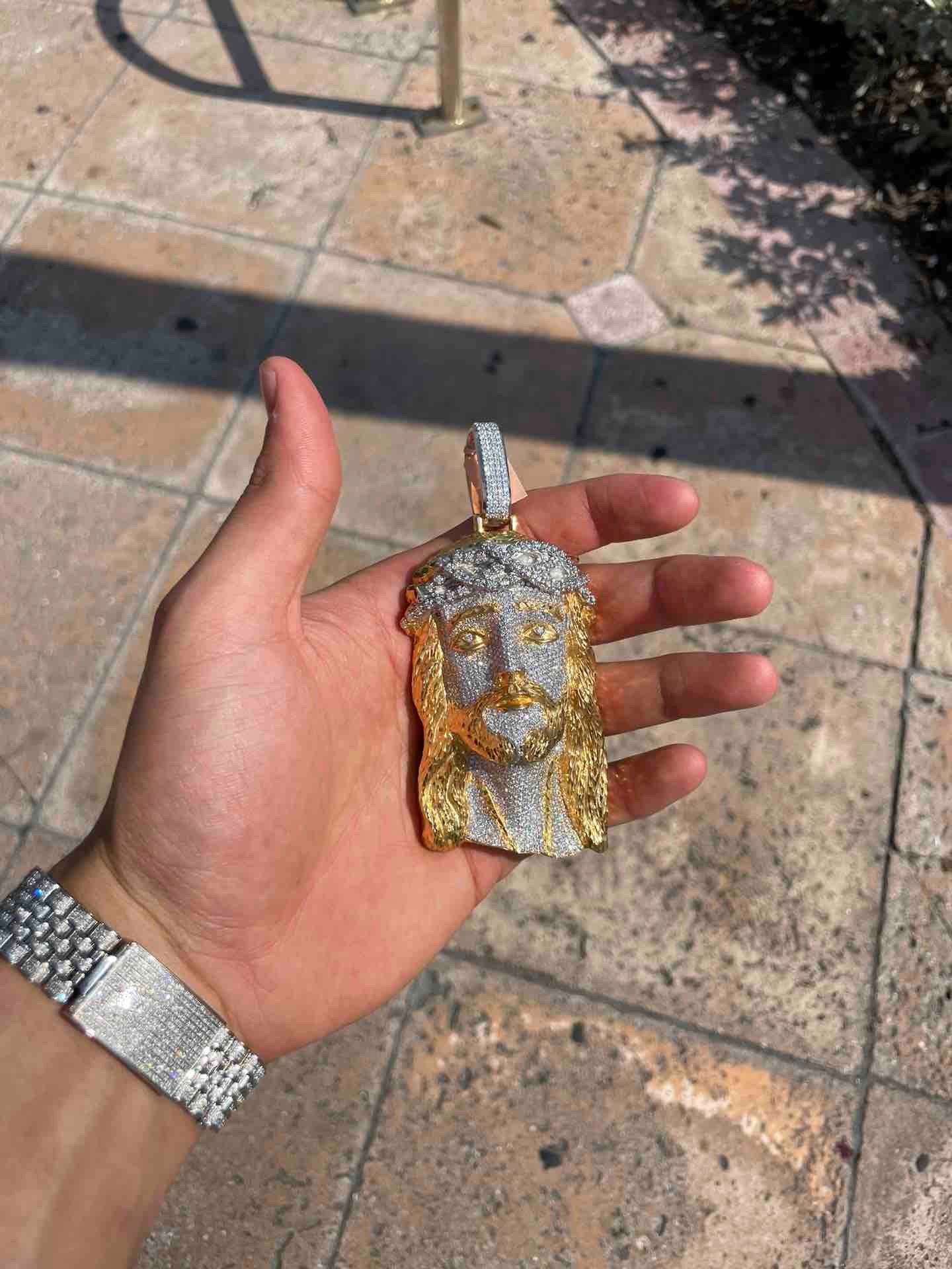 bust down pendant