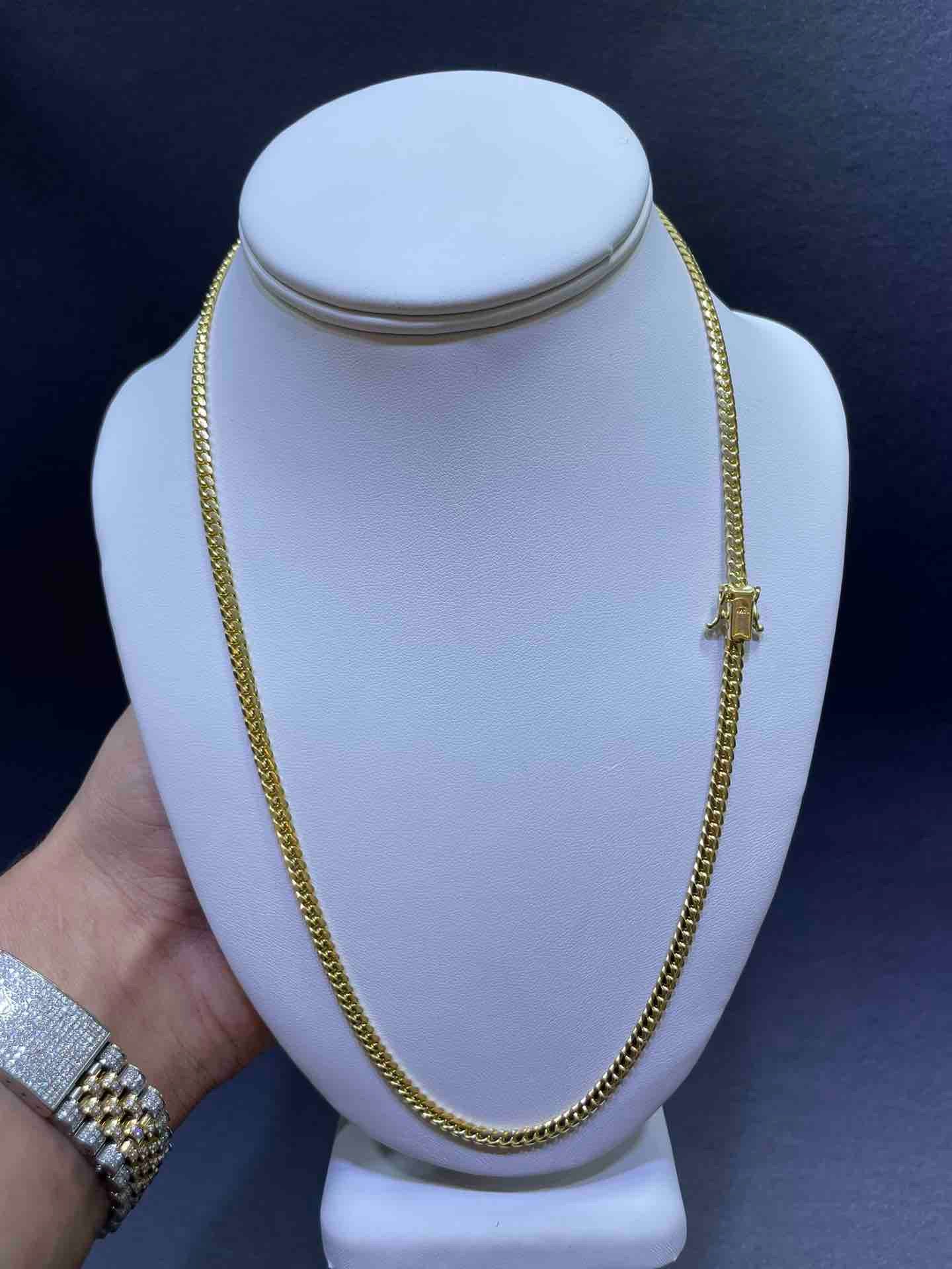 14k Brand New 5.5mm Miami Cuban Link Chain