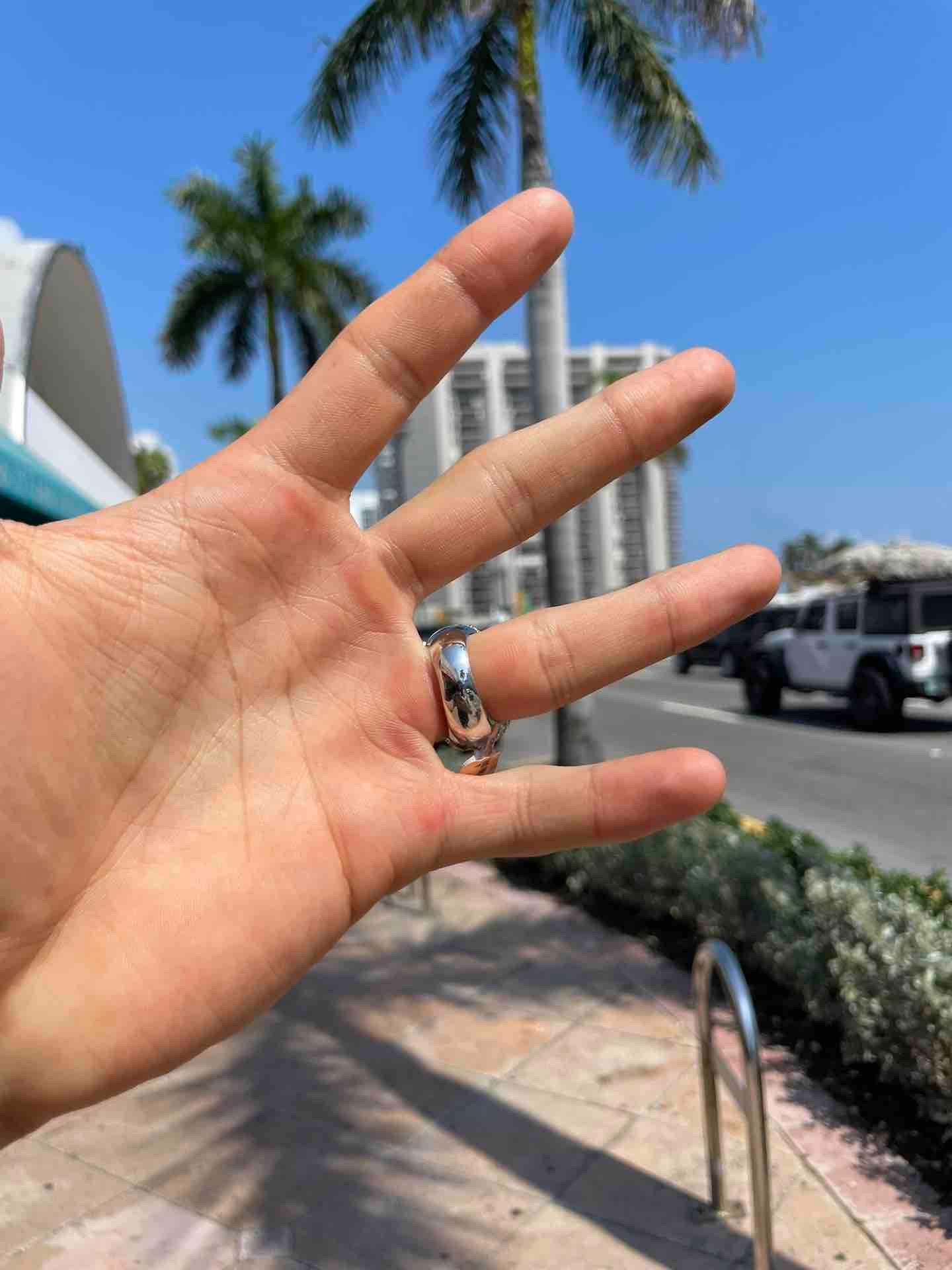 VVS RING 14k ICED OUT