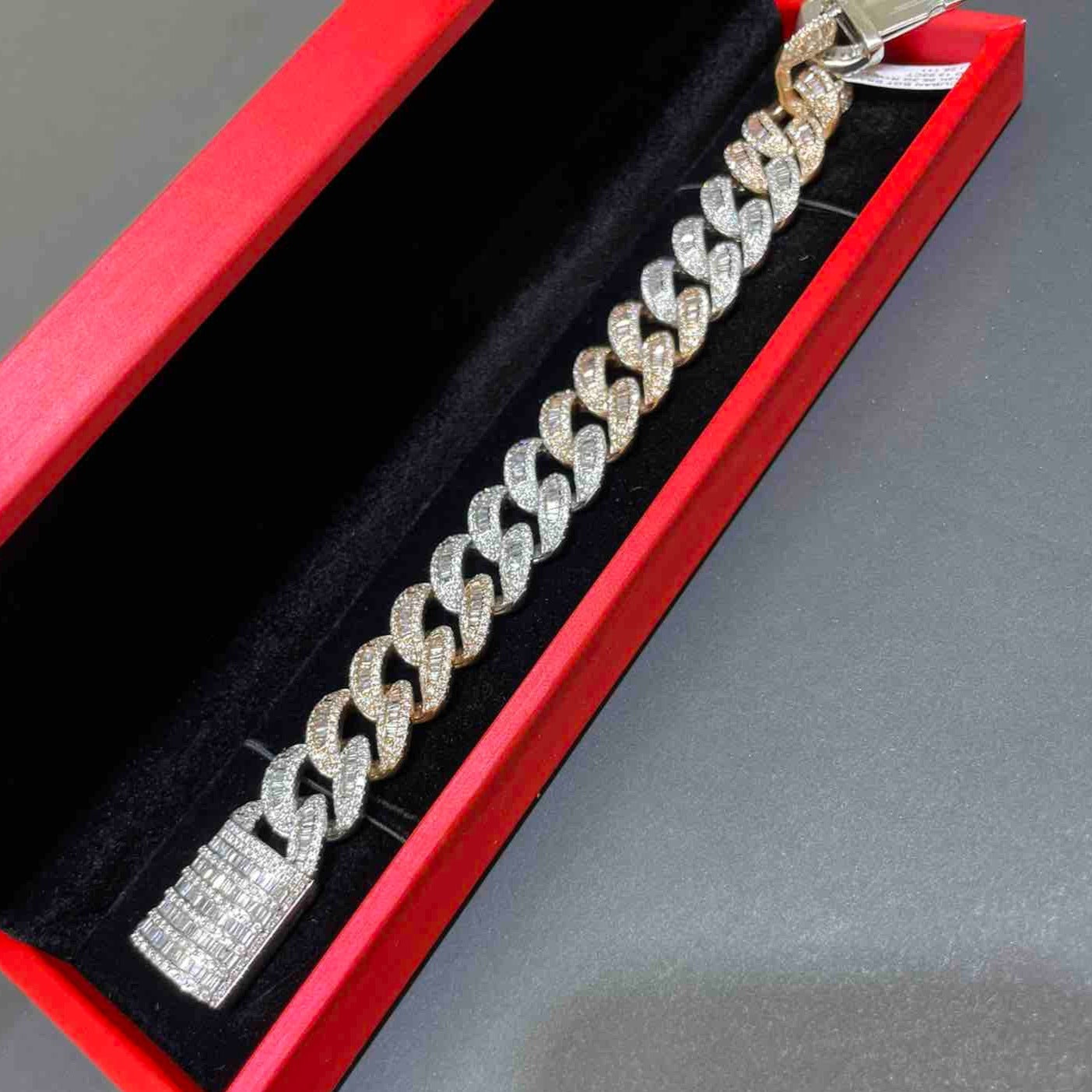 Iced Out Cuban Link Bracelet