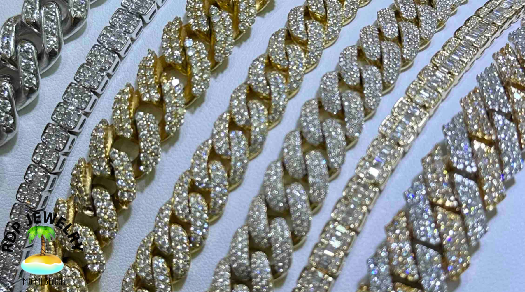 The Ultimate Statement of Luxury: Iced Out Cuban Bracelet 10K Two Tone