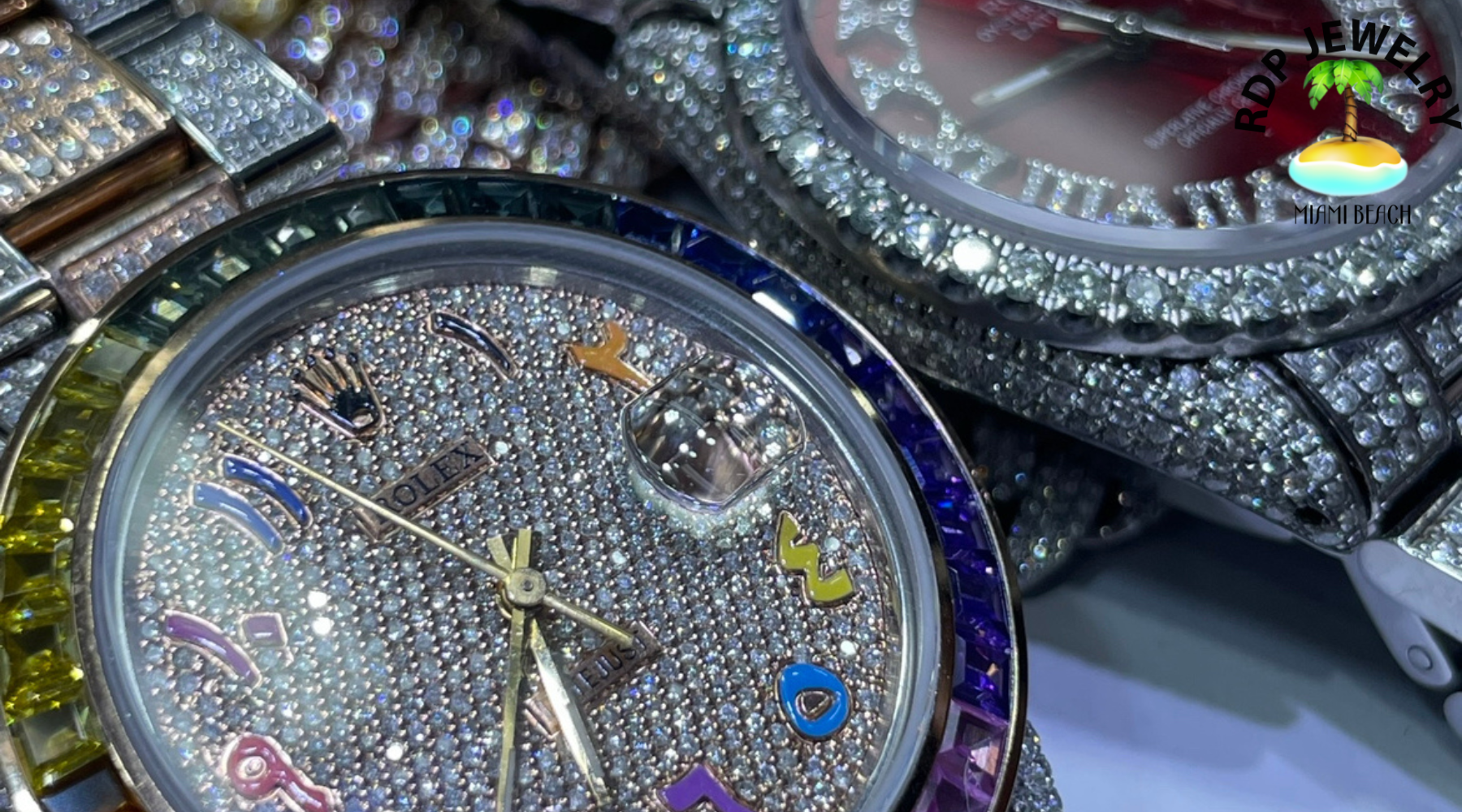 Discover the essence of luxury with RDP Jewelry's AP Bust Down collection. Explore the artistry and elegance of customized Audemars Piguet watches, adorned with the finest diamonds.