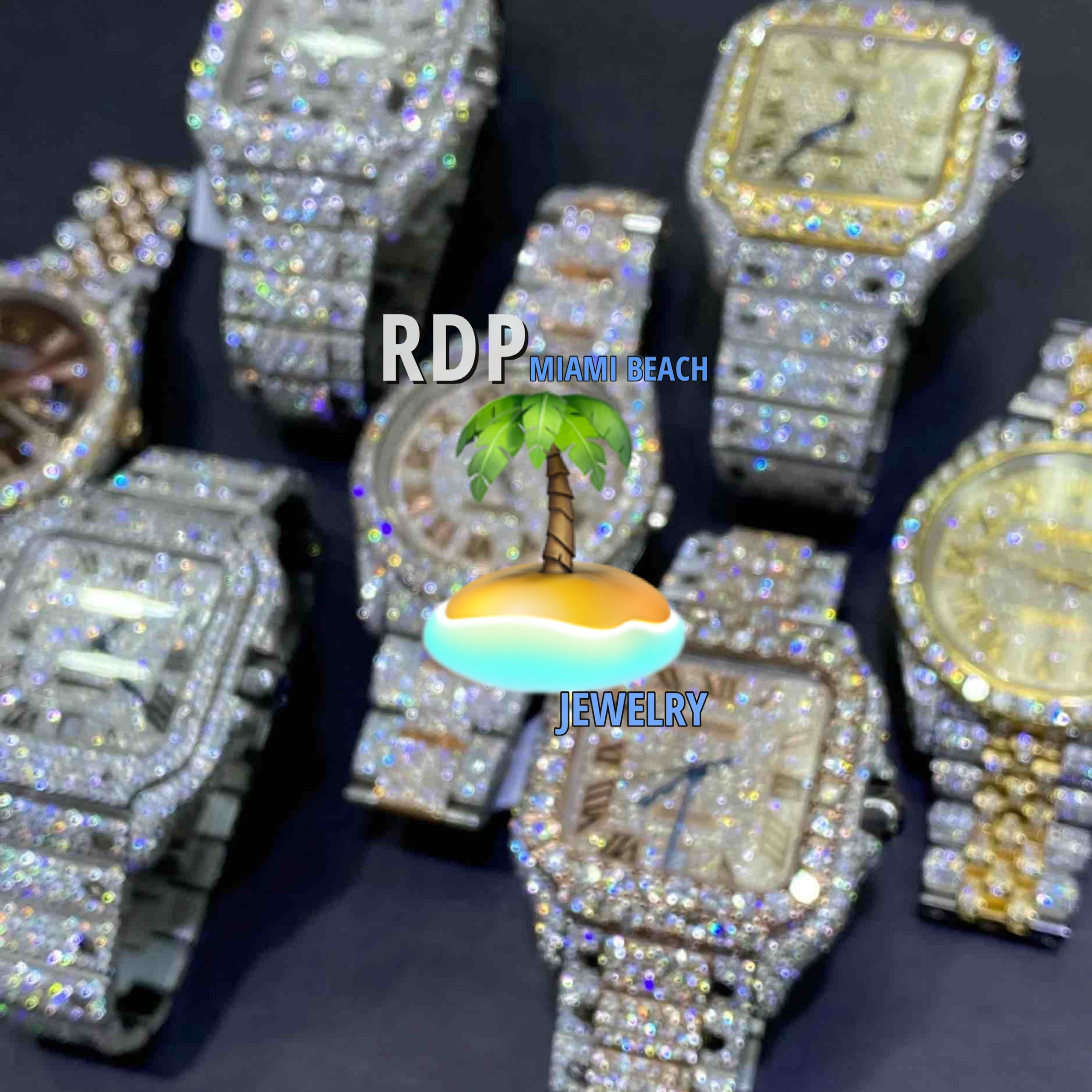 iced out watches "bust down watch"
