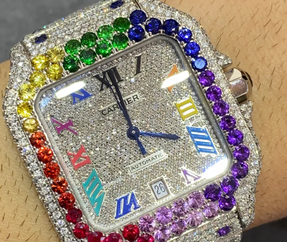 The Legacy of RDP Jewelry: Over 60 Years of Iced-Out Cartier Rainbow Watches