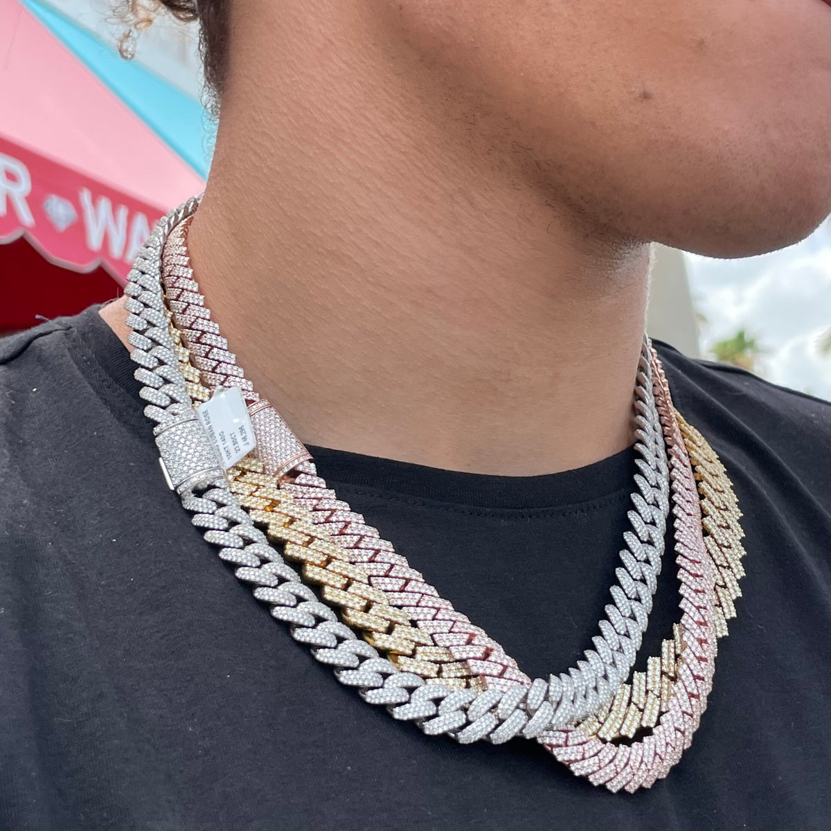 Learn 12mm Iced Cuban Link Chain | RDP Jewelry