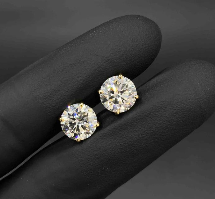 Luxury Redefined: 14k Round IGI Certified Diamond Earrings VS1 Explained