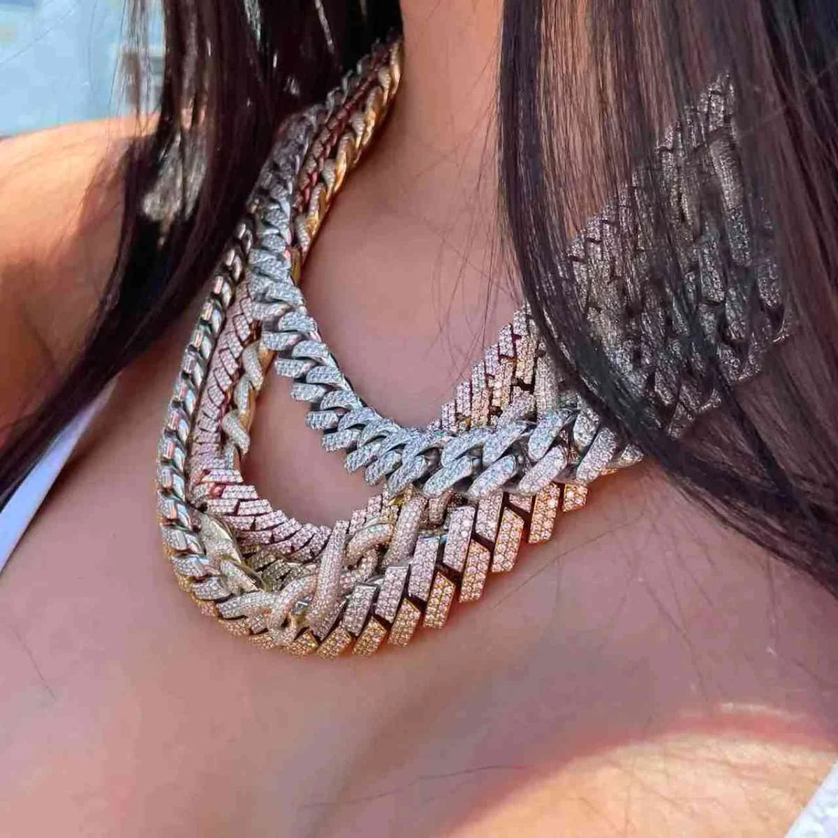 bust down cuban link chain collection