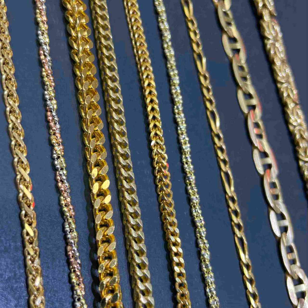 Italian Chain Collection Shop Gold Italian Chain Collection