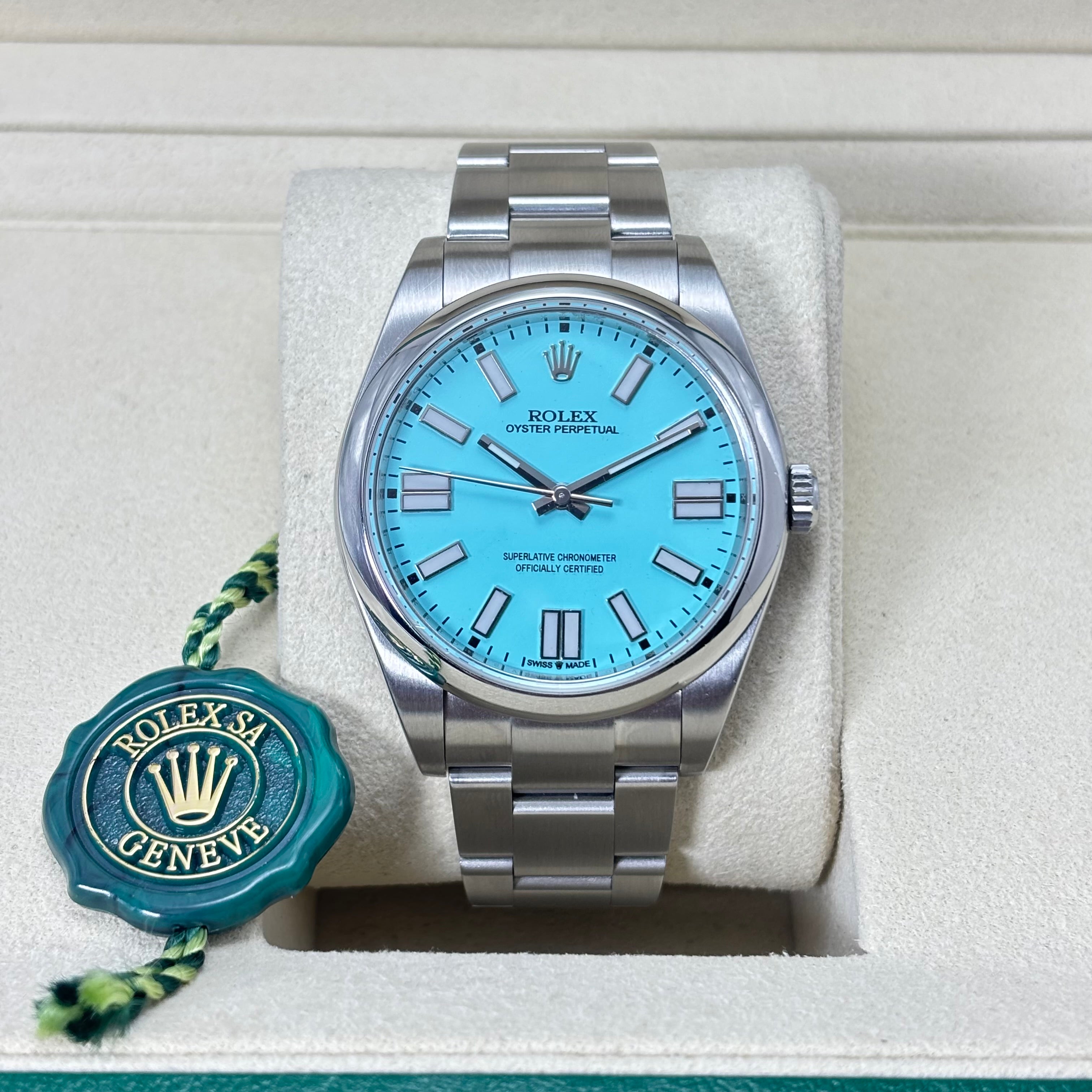40MM OYSTER PERPETUAL TIFFANY BLUE DIAL
