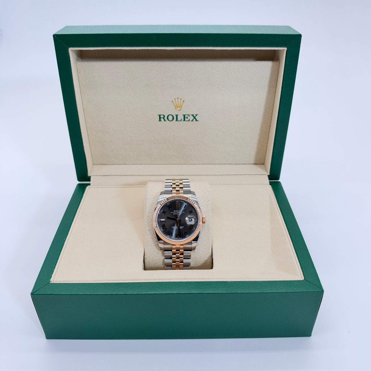 36MM ROLEX DATEJUST SUPER-JUBILEE REF.116231 (AM WIMBLEDON DIAL*)