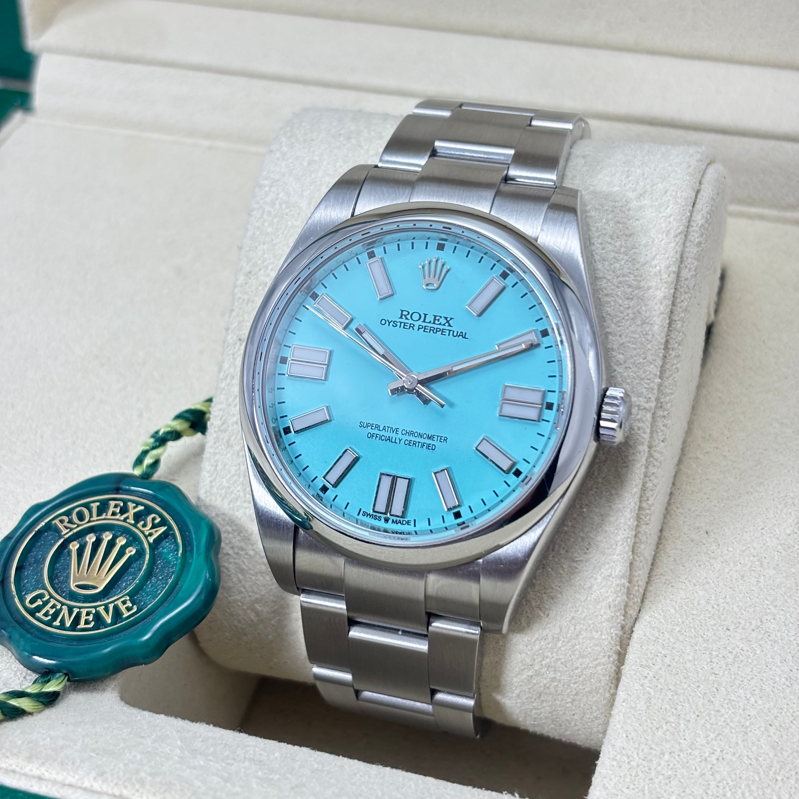 40MM OYSTER PERPETUAL TIFFANY BLUE DIAL