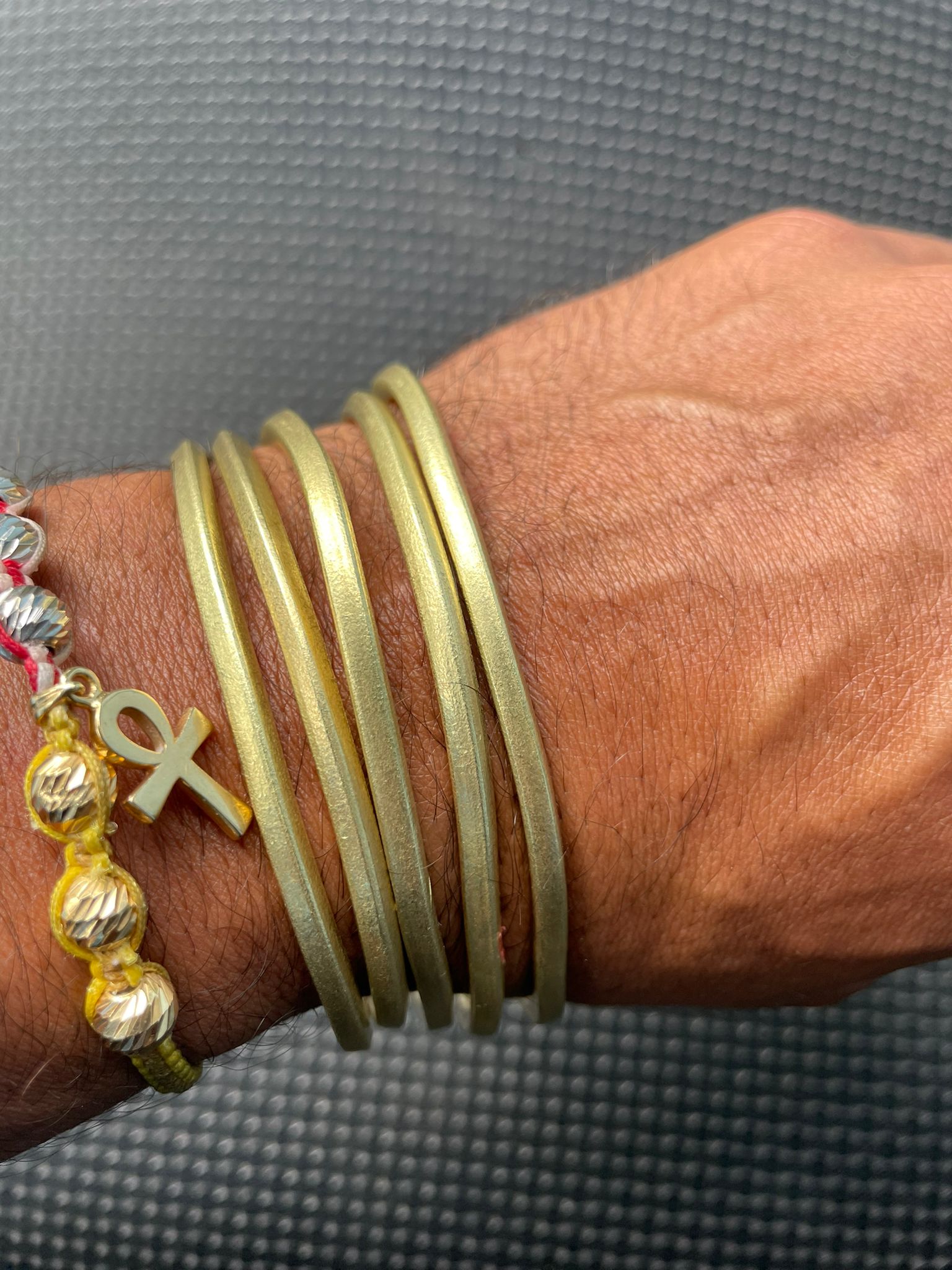 18k Adjustable Religious Gold Bracelets