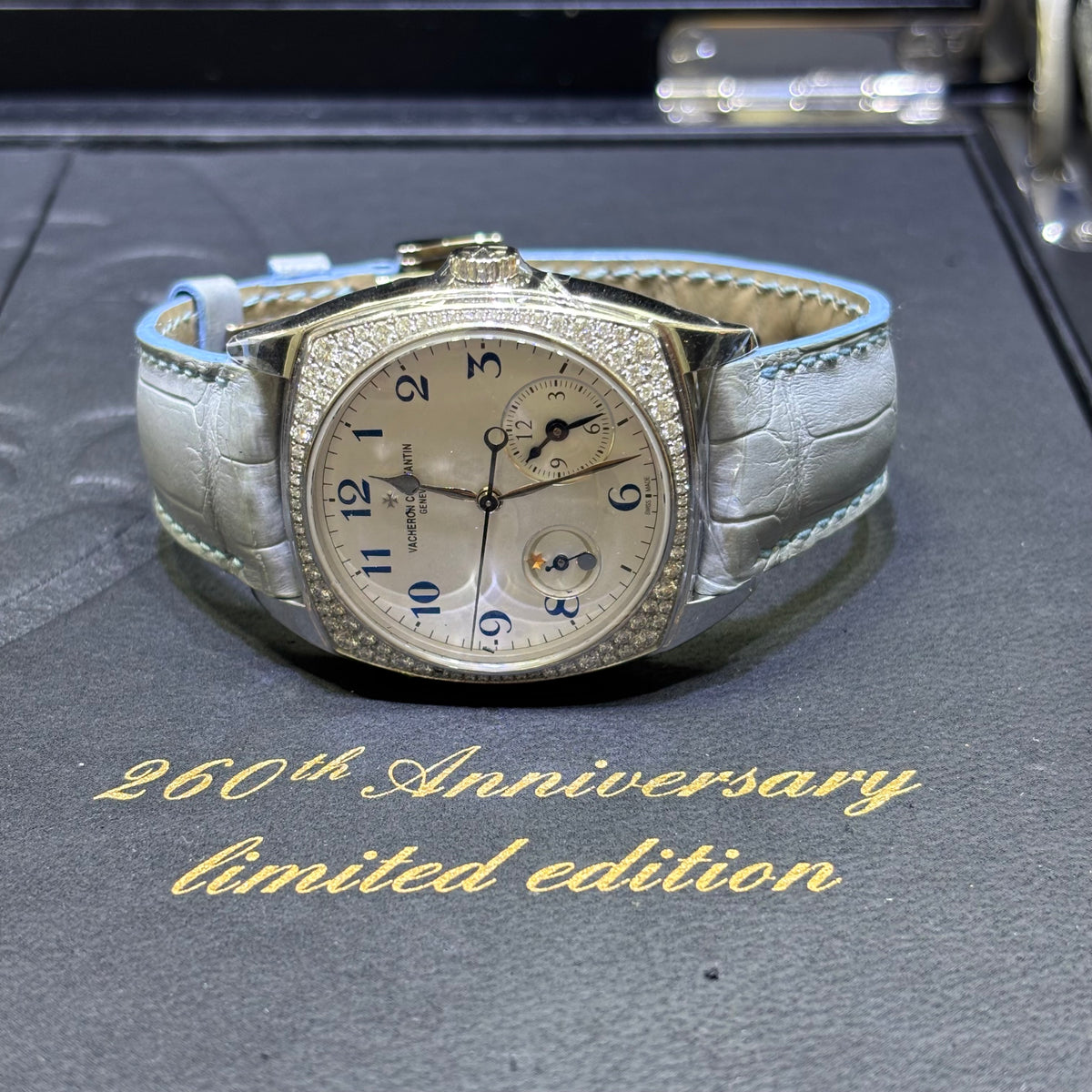 37MM VACHERON CONSTANTIN HARMONY DUAL TIME WATCH