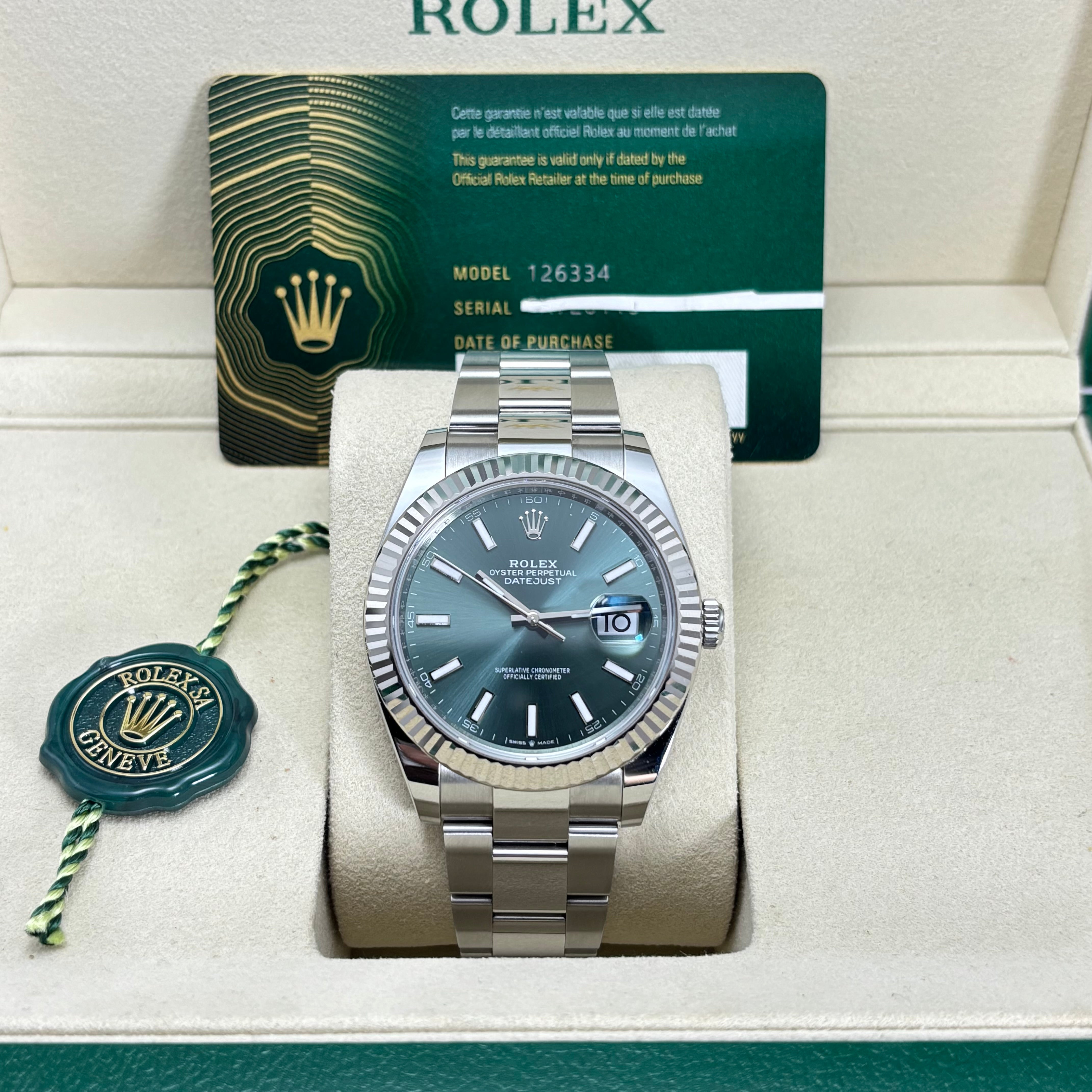 Pre-Owned 41MM Rolex Datejust 126334 (2026)