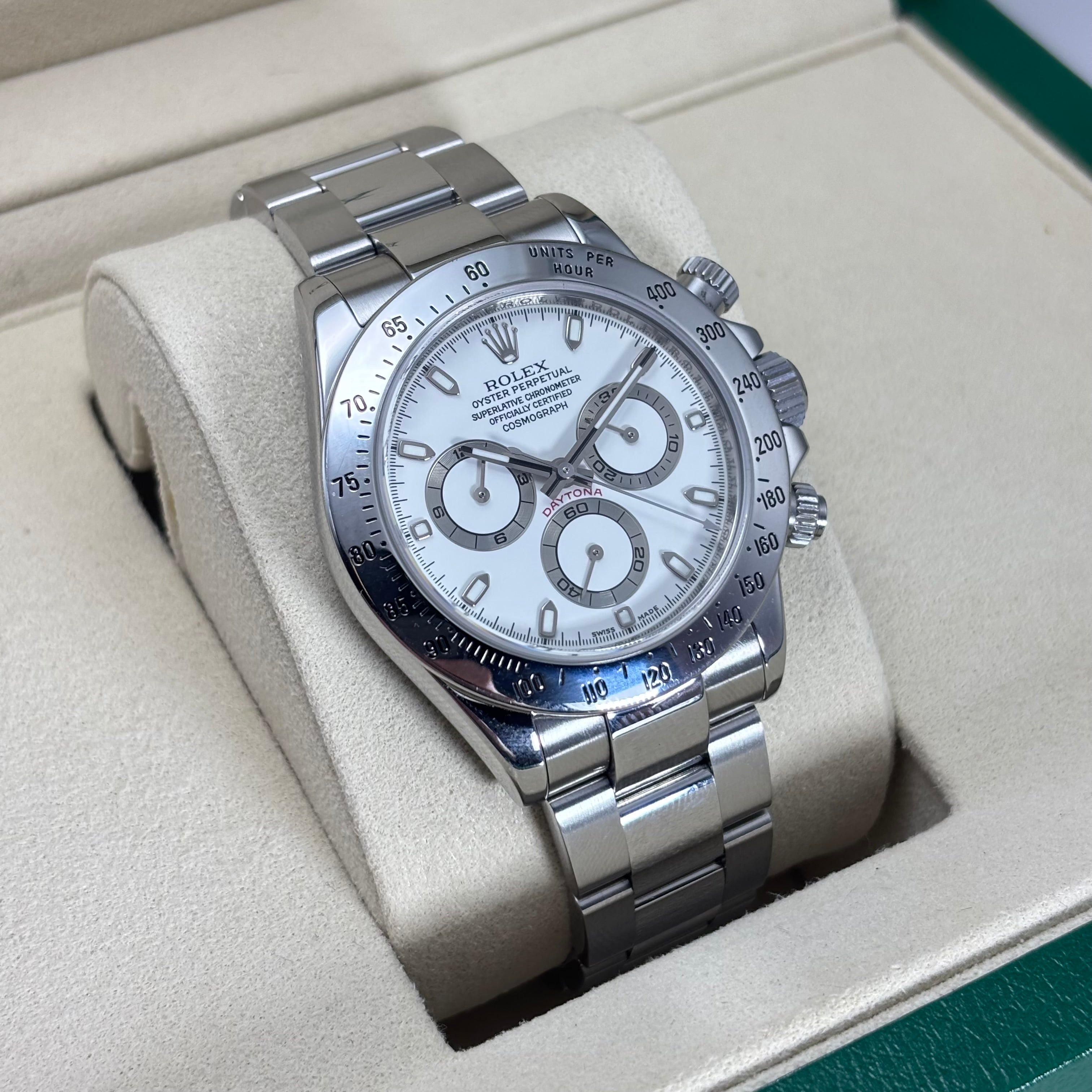 Pre-Owned Rolex Daytona 116520 STEEL / WHITE DIAL