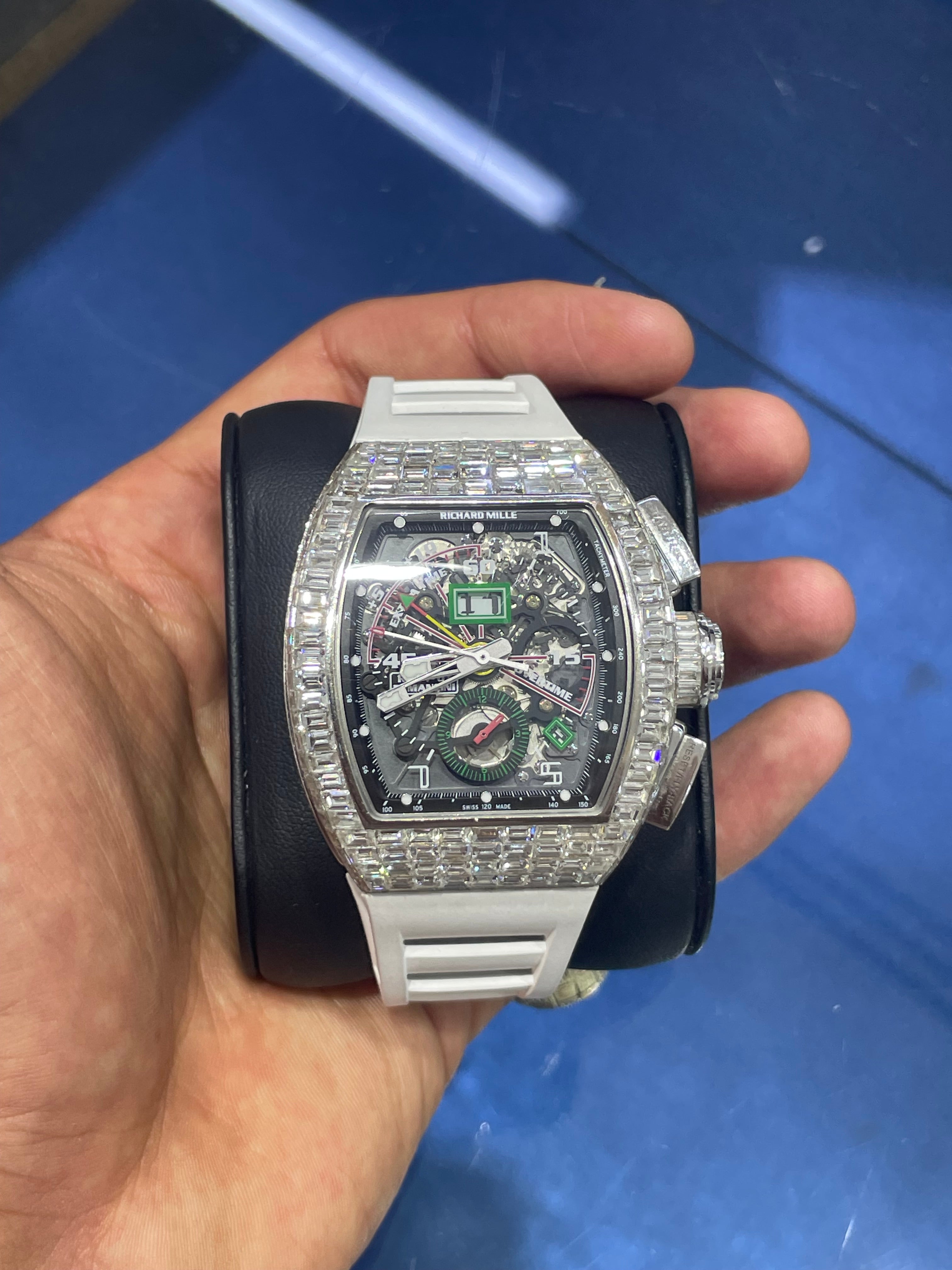 Bust Down Richard Mille 101 Mancini Edition VVS1 Iced Out