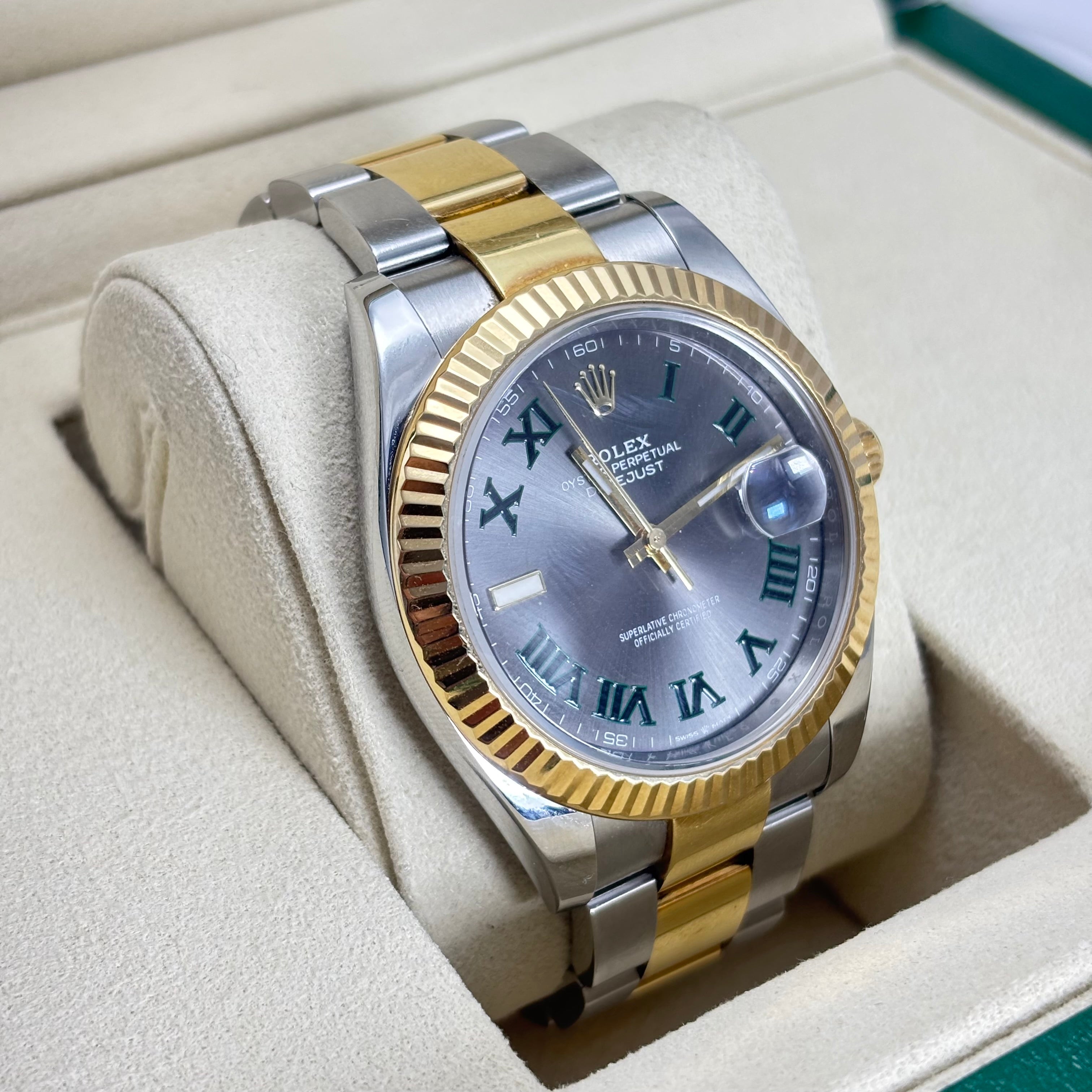 Pre-Owned 41MM Rolex DATEJUST Ref 126333 “WIMBLEDON”