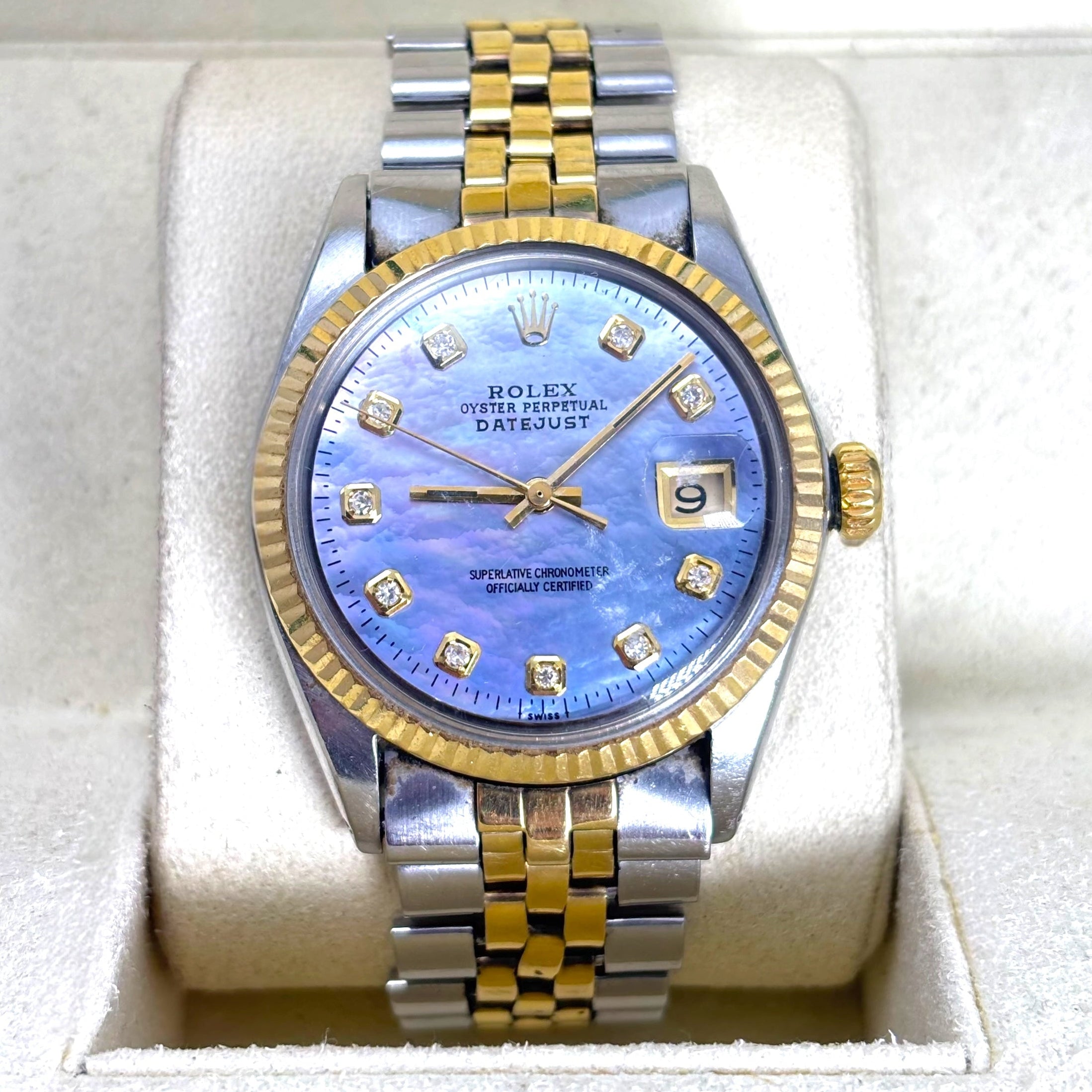 36MM ROLEX DATEJUST 18Kt TWO-TONE REF.1601