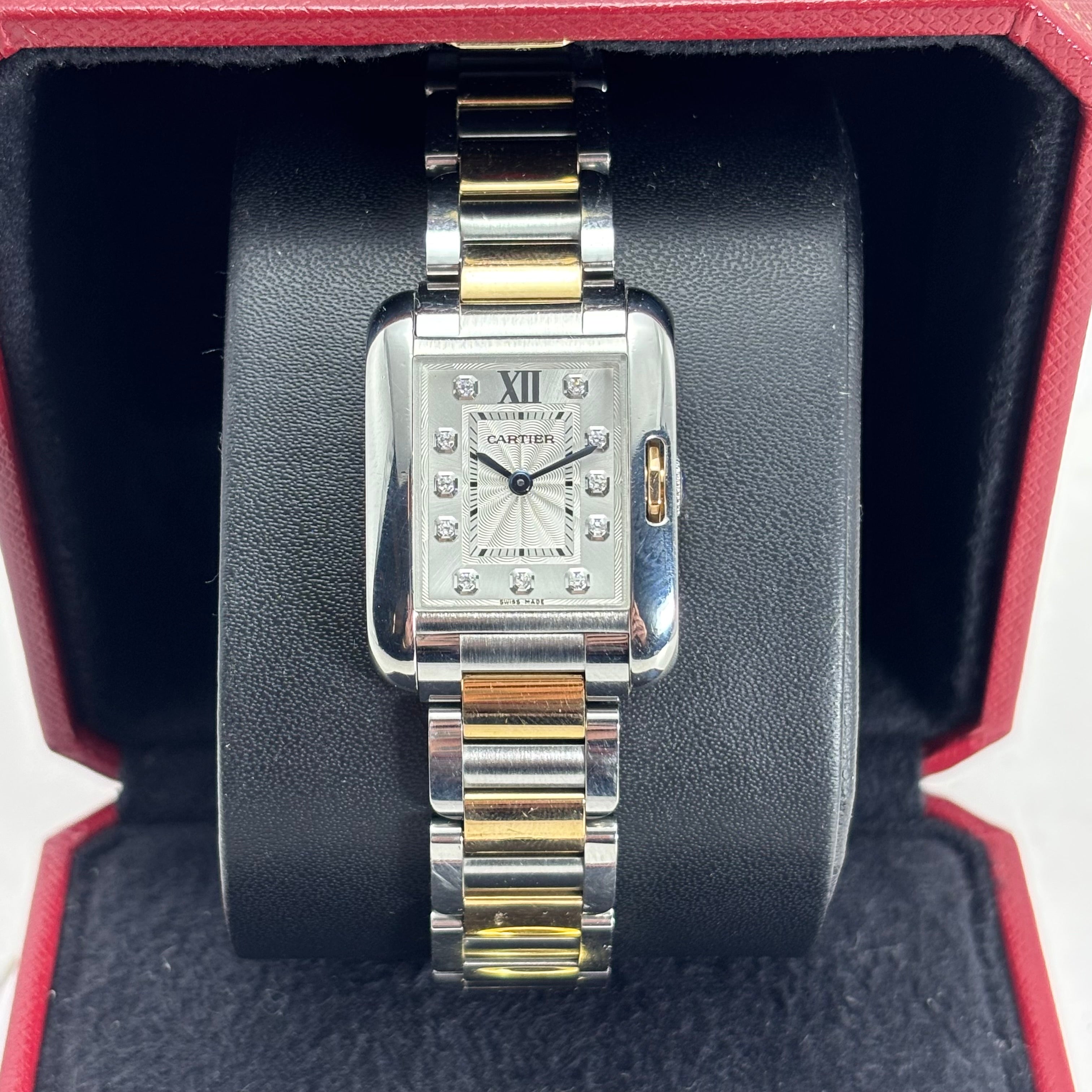 Pre-Owned 31MM Cartier Tank Anglaise (2014)