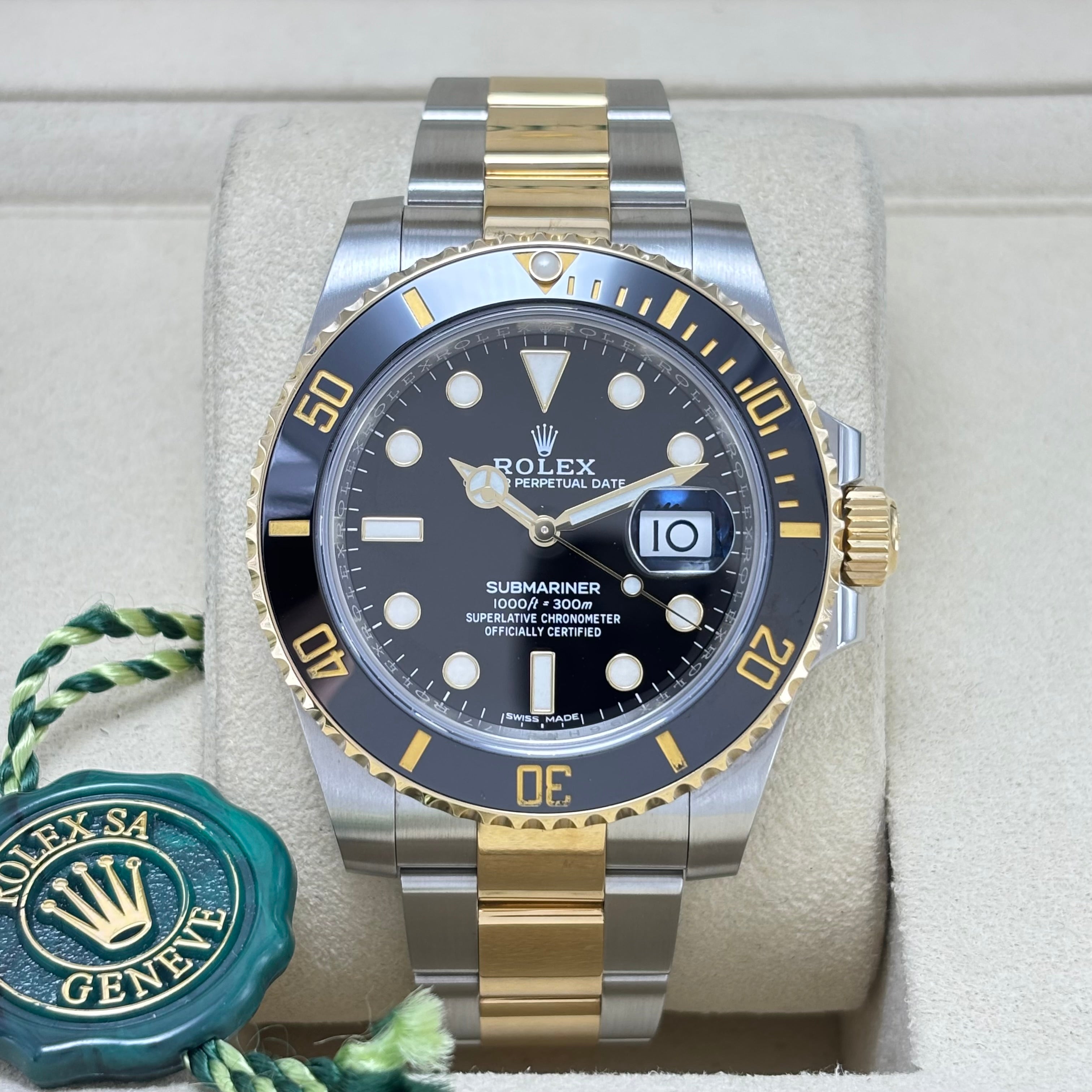 40MM ROLEX 116613 BLACK DIAL 18KT TWO-TONE 2019
