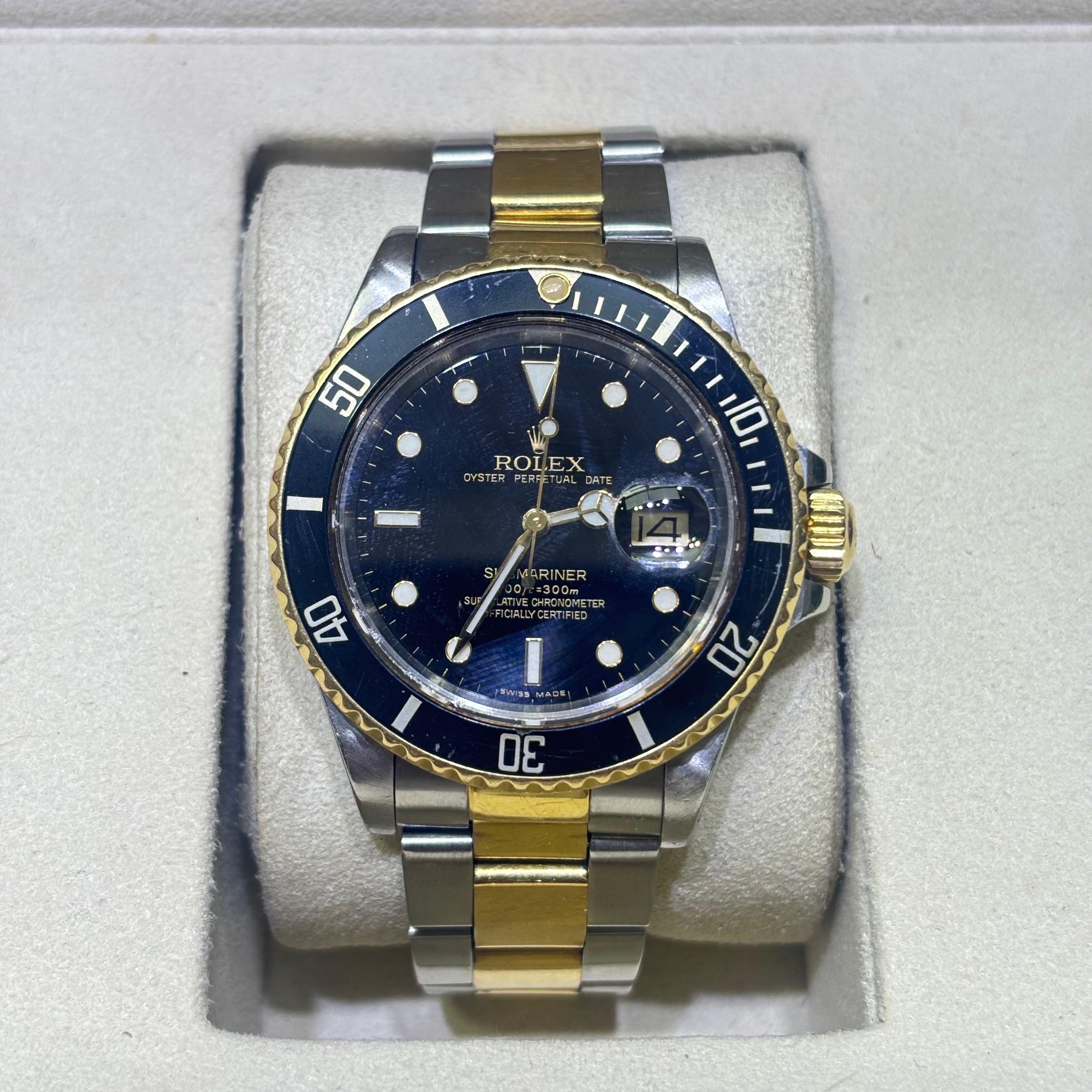 Pre-Owned 40MM Rolex Submariner 16613LN