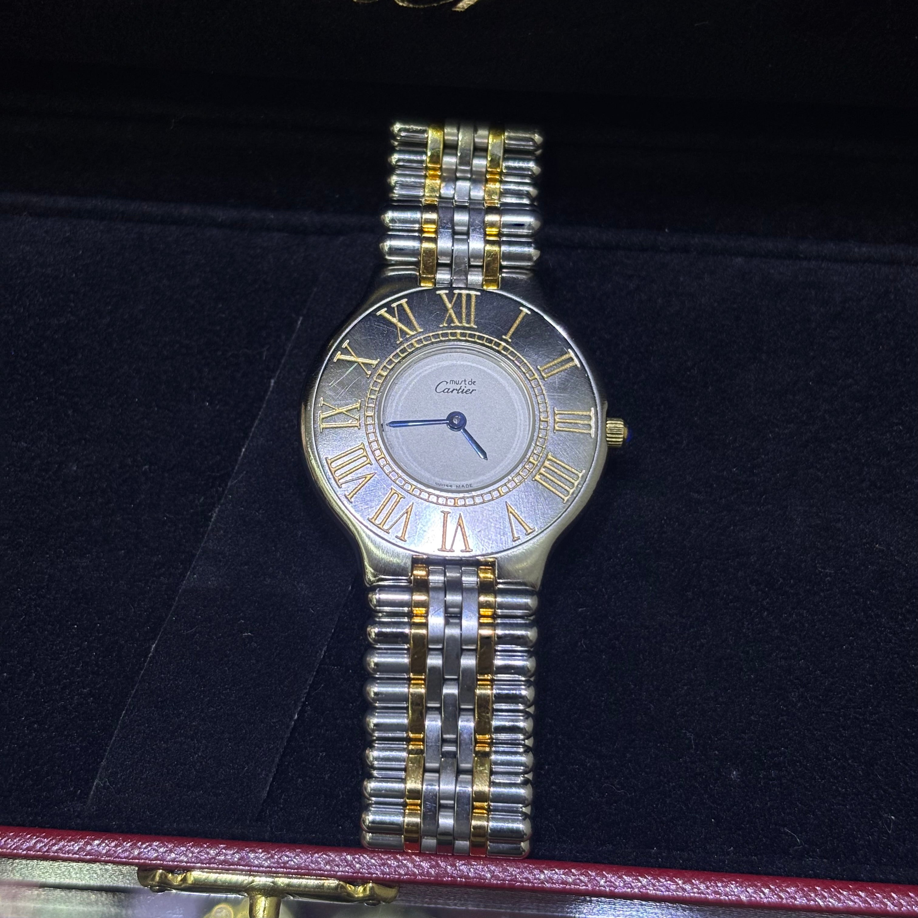 CARTIER 21 LADIES TWO-TONE VINTAGE WATCH