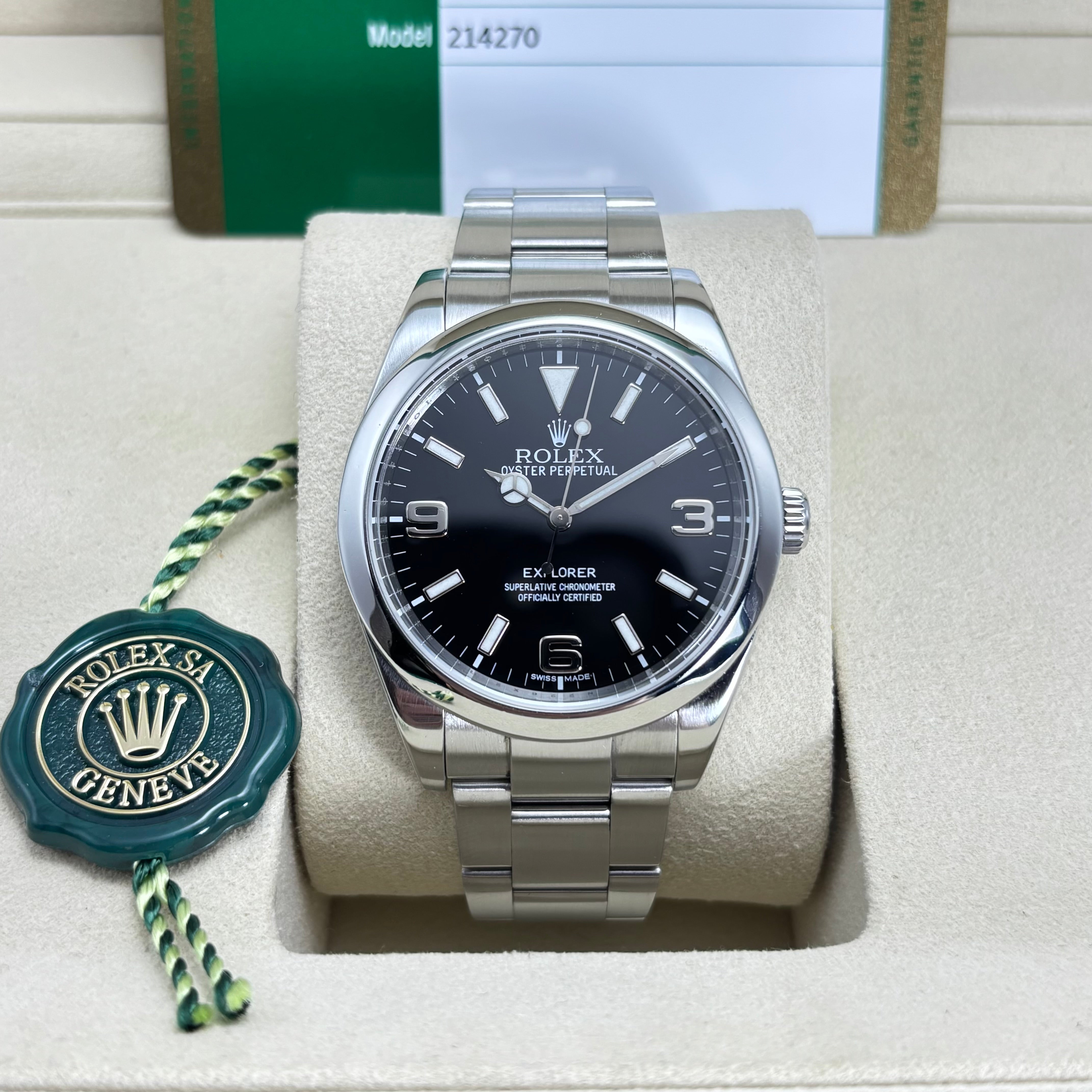 Pre-Owned 39MM Rolex Explorer 214270 (2018)