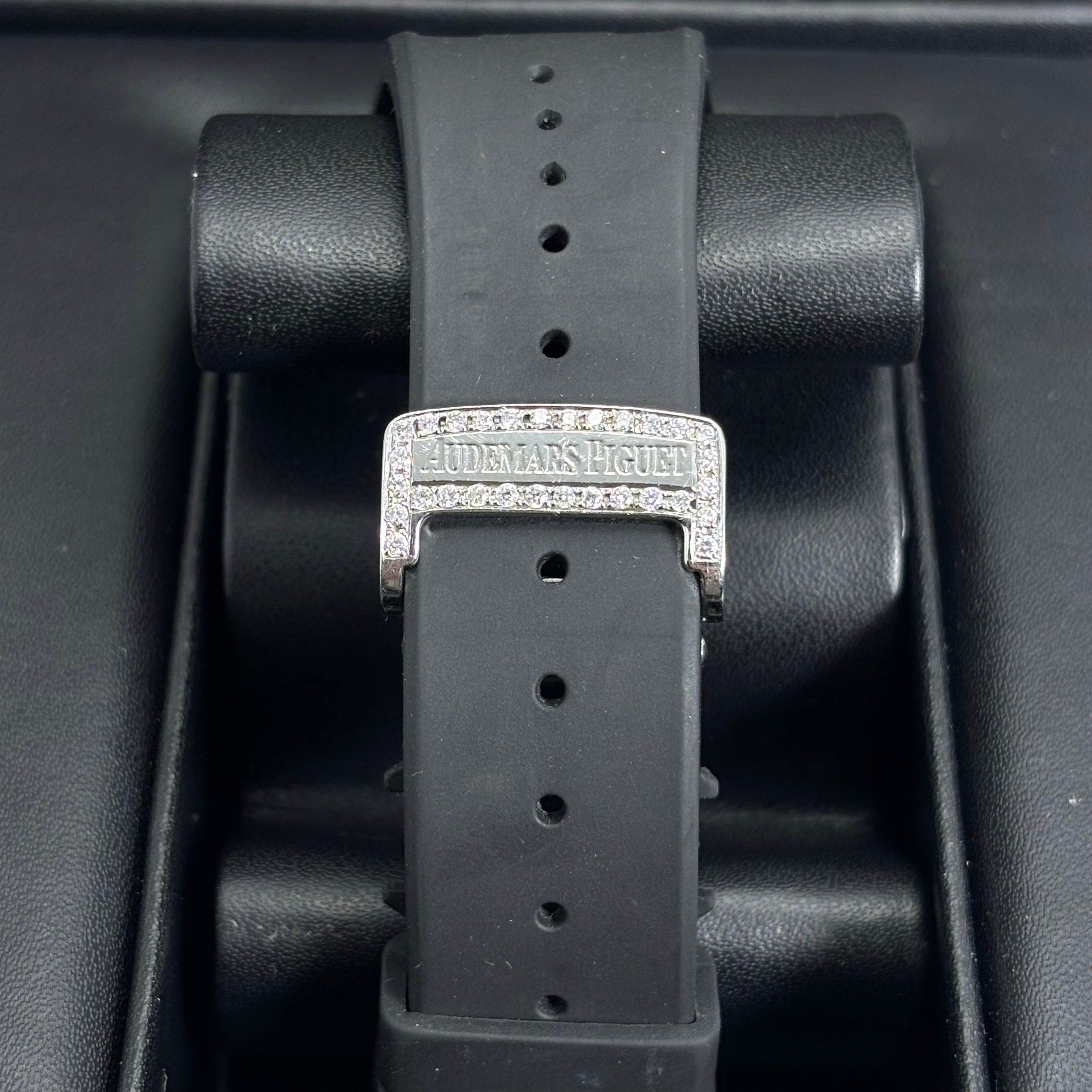 44MM AUDEMARS PIGUET ROYAL OAK OFFSHORE 15CTW NATURAL DIAMONDS